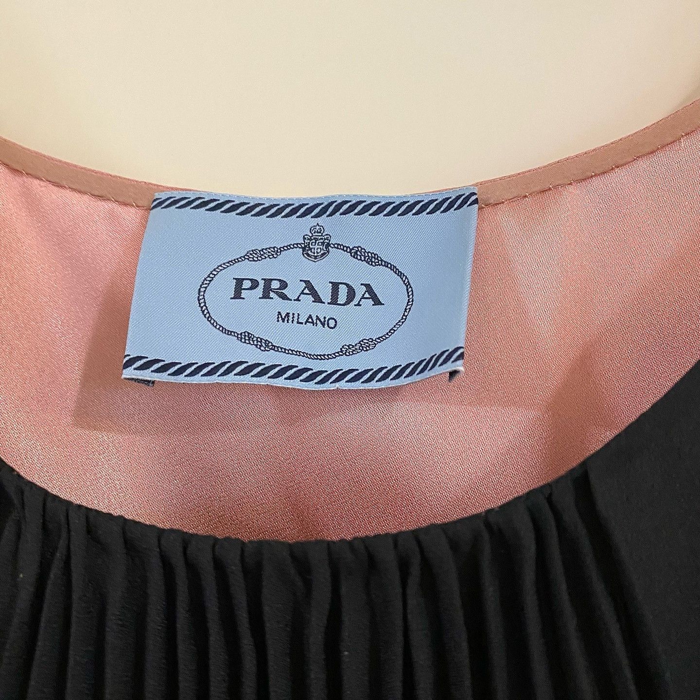 Prada Prada Colorblock Pleated Midi Dress Size 40 Size S / US 4 / IT 40 - 3 Thumbnail