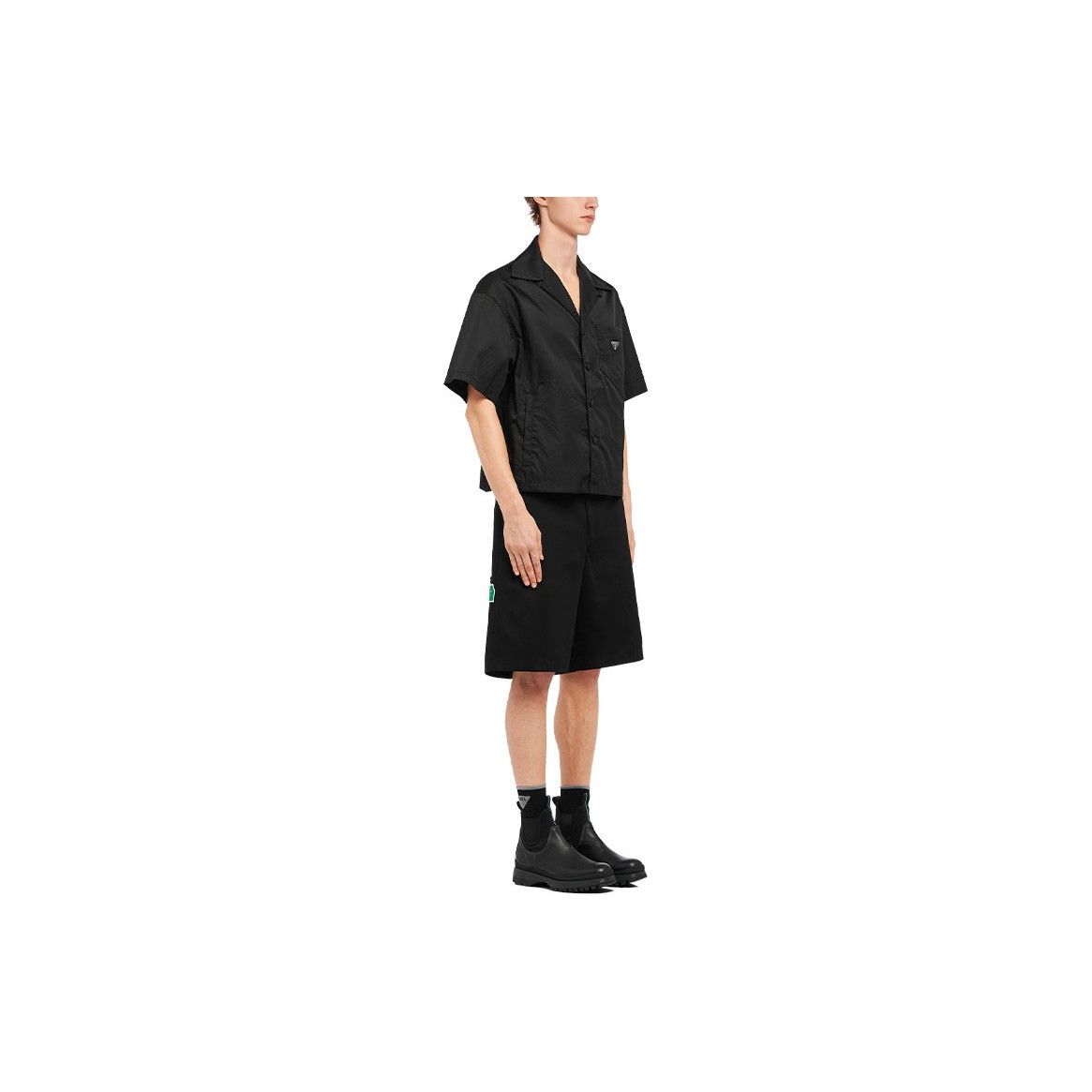 Prada Prada Re-Nylon Logo Shirt Size M Size US M / EU 48-50 / 2 - 7 Thumbnail