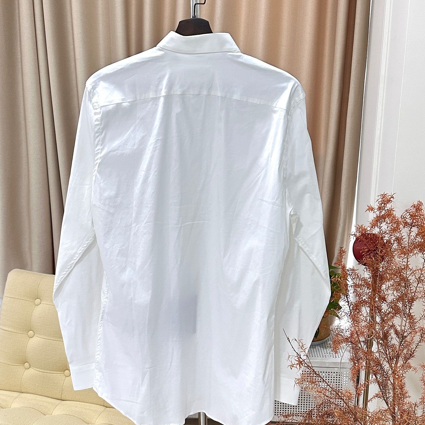 Prada Prada White Long Sleeve Button Up Shirt Size L Size US L / EU 52-54 / 3 - 7 Thumbnail