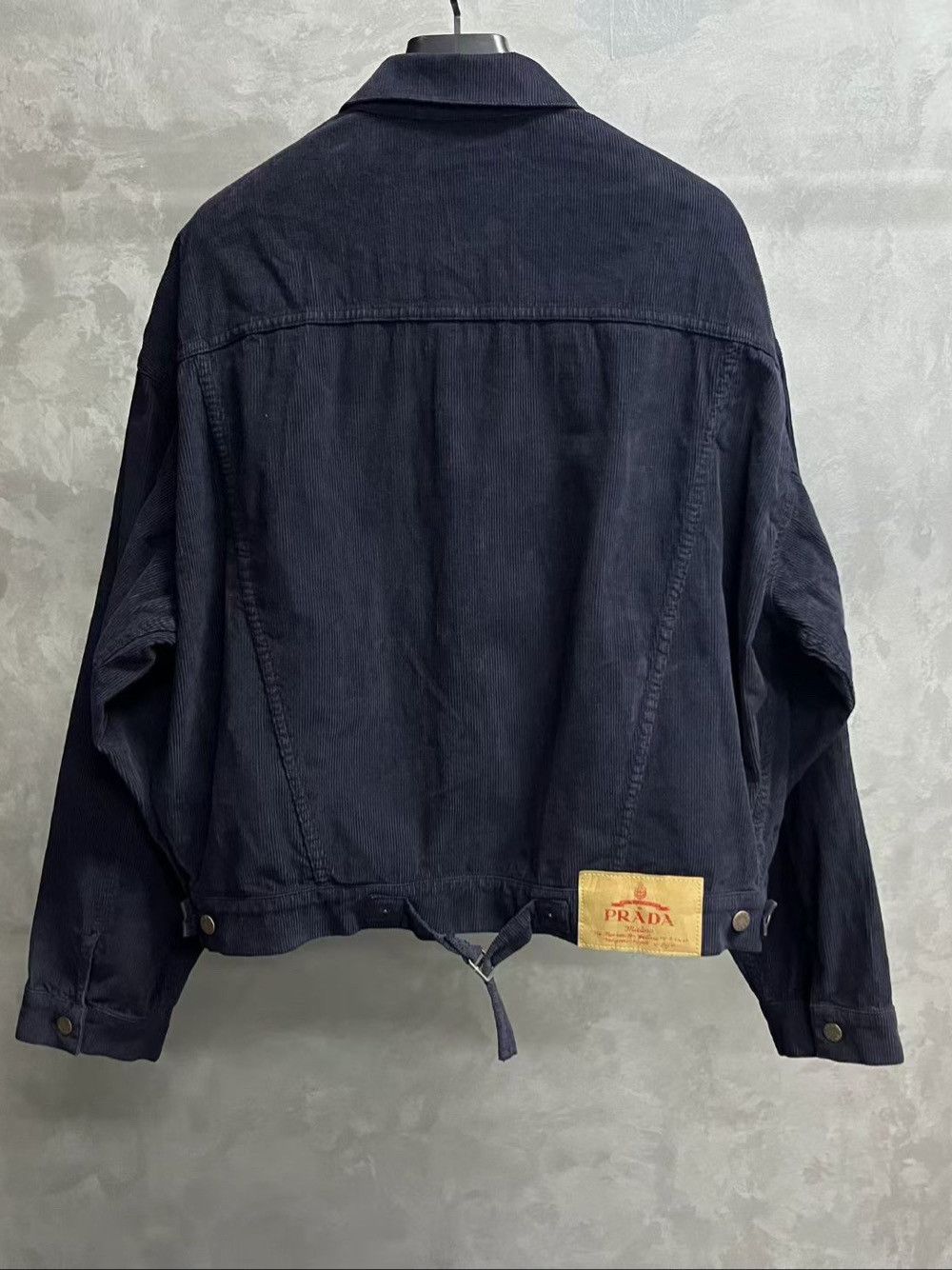 Prada Prada Corduroy Jacket Navy Size L Size US L / EU 52-54 / 3 - 2 Thumbnail