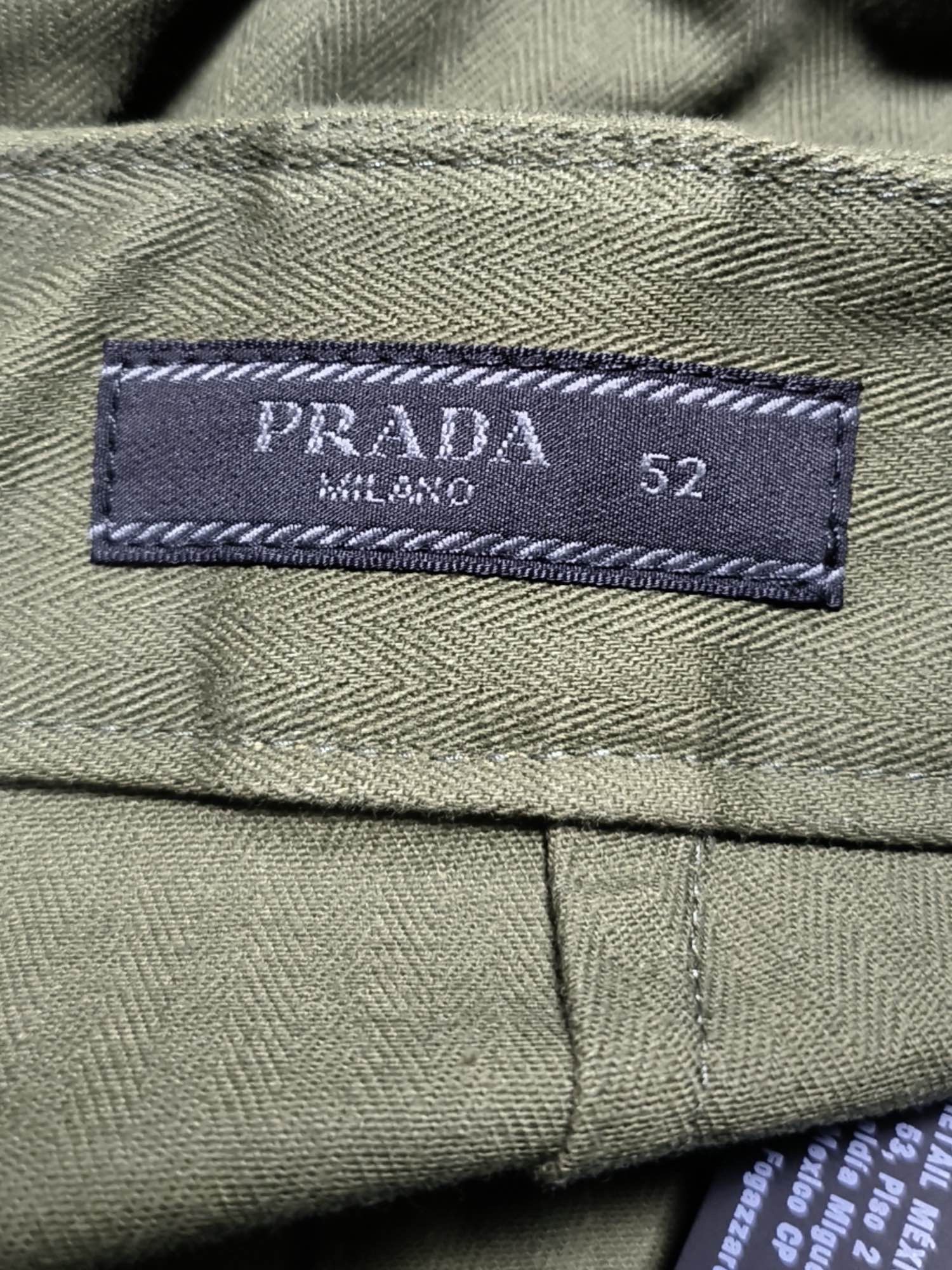 Prada Prada Herringbone Cotton Casual Pants Size 52 Size US 36 / EU 52 - 3 Thumbnail