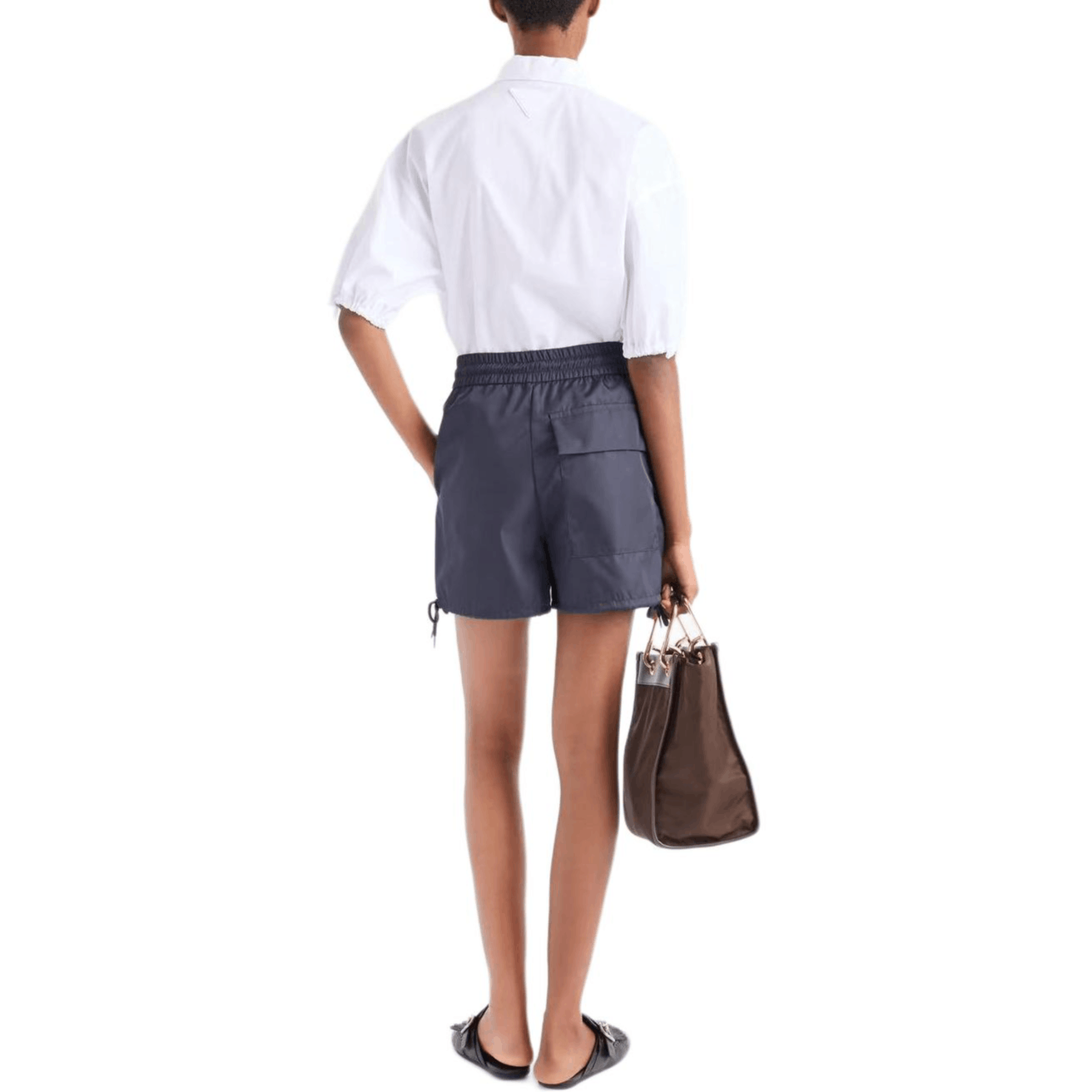 Prada Prada Re-Nylon Logo Shorts Size 36 Size 25" / US 0 / IT 36 - 7 Thumbnail