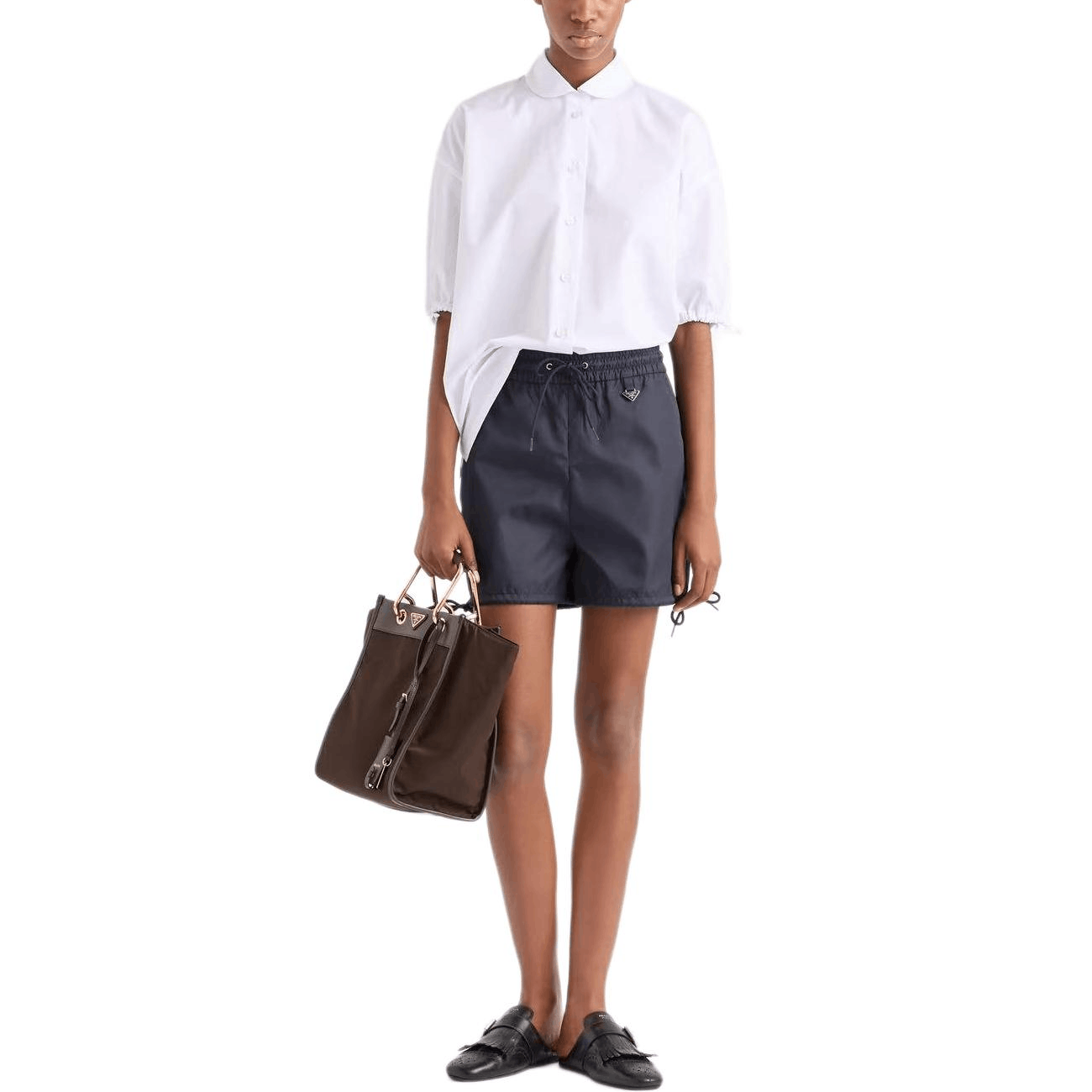 Prada Prada Re-Nylon Logo Shorts Size 36 Size 25" / US 0 / IT 36 - 5 Thumbnail