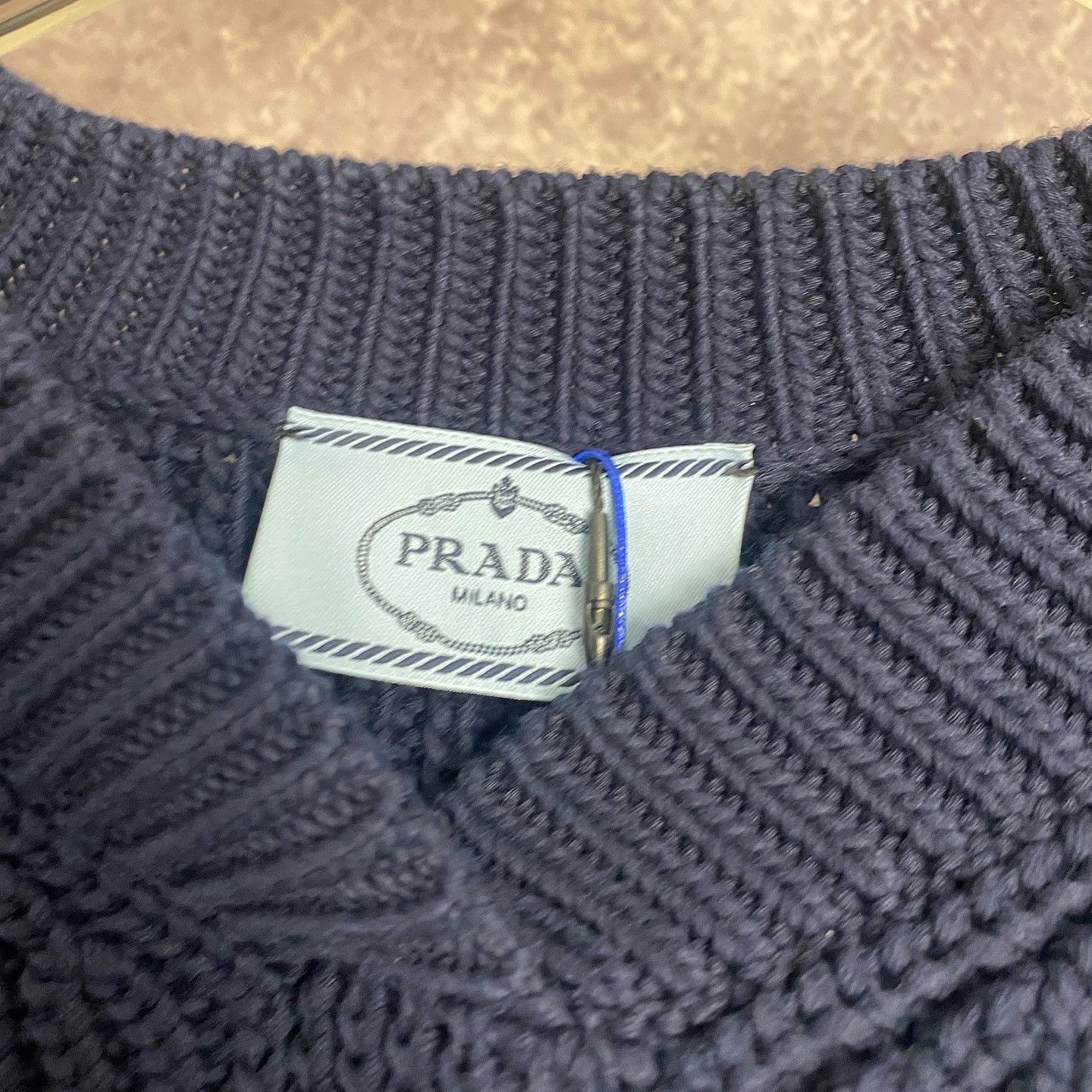 Prada Prada Logo V-Neck Knit Sweater Size XXS Size US S / EU 44-46 / 1 - 3 Thumbnail