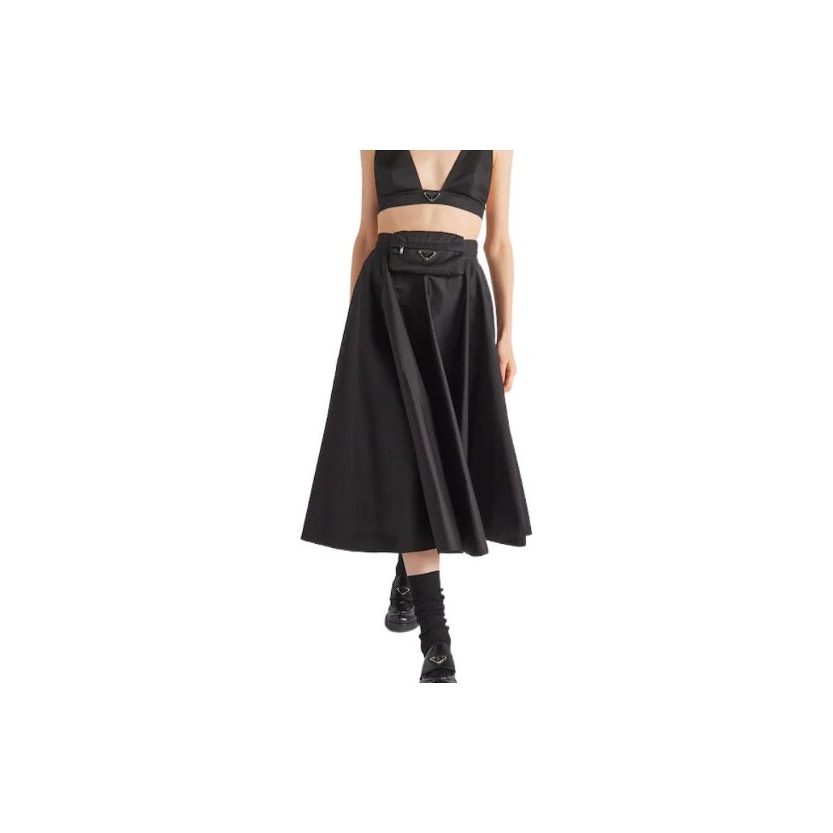 Prada Prada Pouch A-Line Midi Skirt IT 36 Size 25" / US 0 / IT 36 - 9 Thumbnail