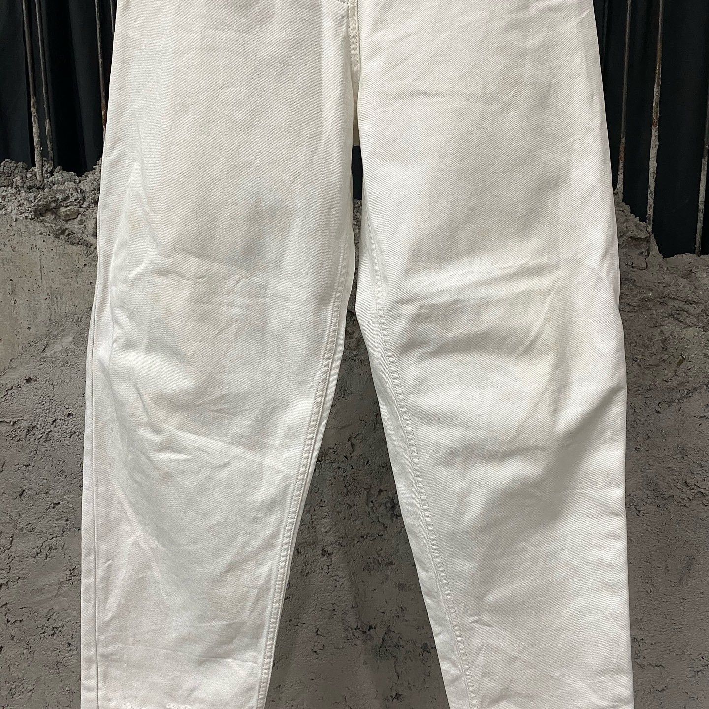 Prada Prada Triangle Logo White Jeans Size 26 Size 26" / US 2 / IT 38 - 6 Thumbnail