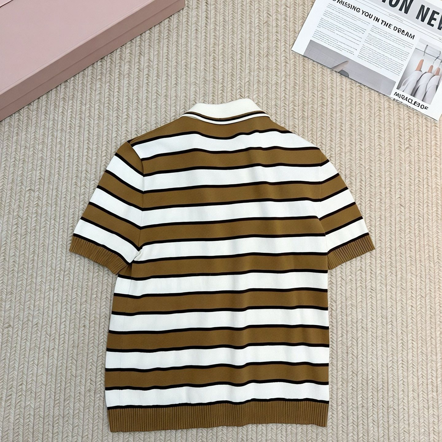 Prada Prada Striped Knit Cardigan Size 42 Size M / US 6-8 / IT 42-44 - 2 Thumbnail