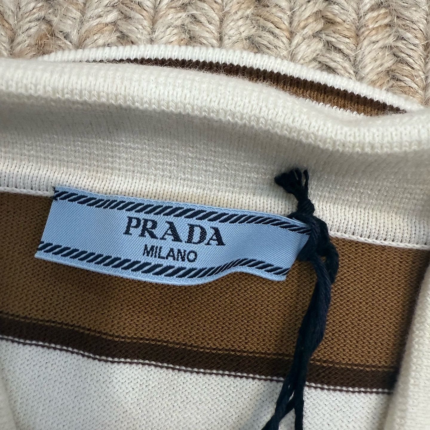 Prada Prada Striped Knit Cardigan Size 42 Size M / US 6-8 / IT 42-44 - 3 Thumbnail