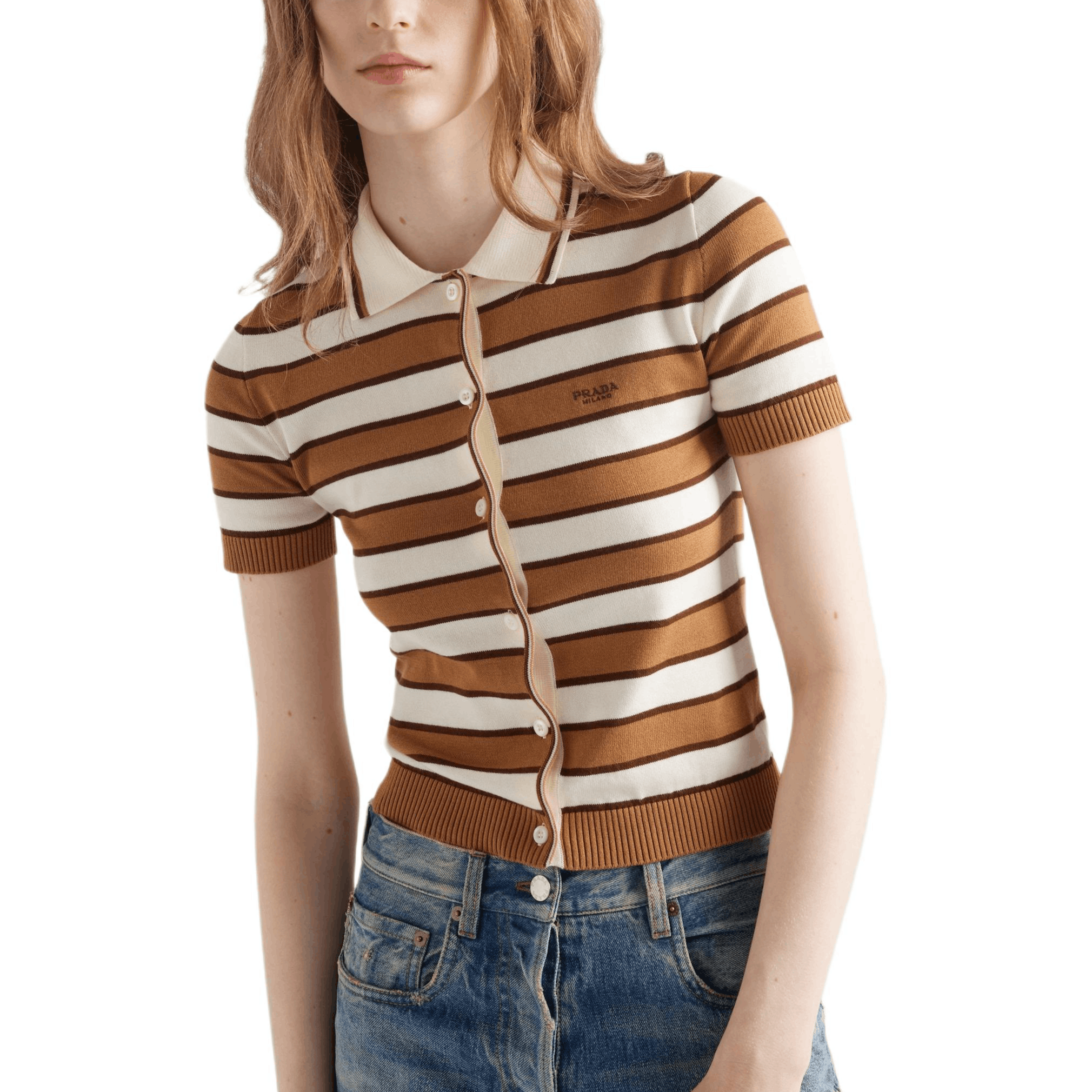 Prada Prada Striped Knit Cardigan Size 42 Size M / US 6-8 / IT 42-44 - 12 Thumbnail