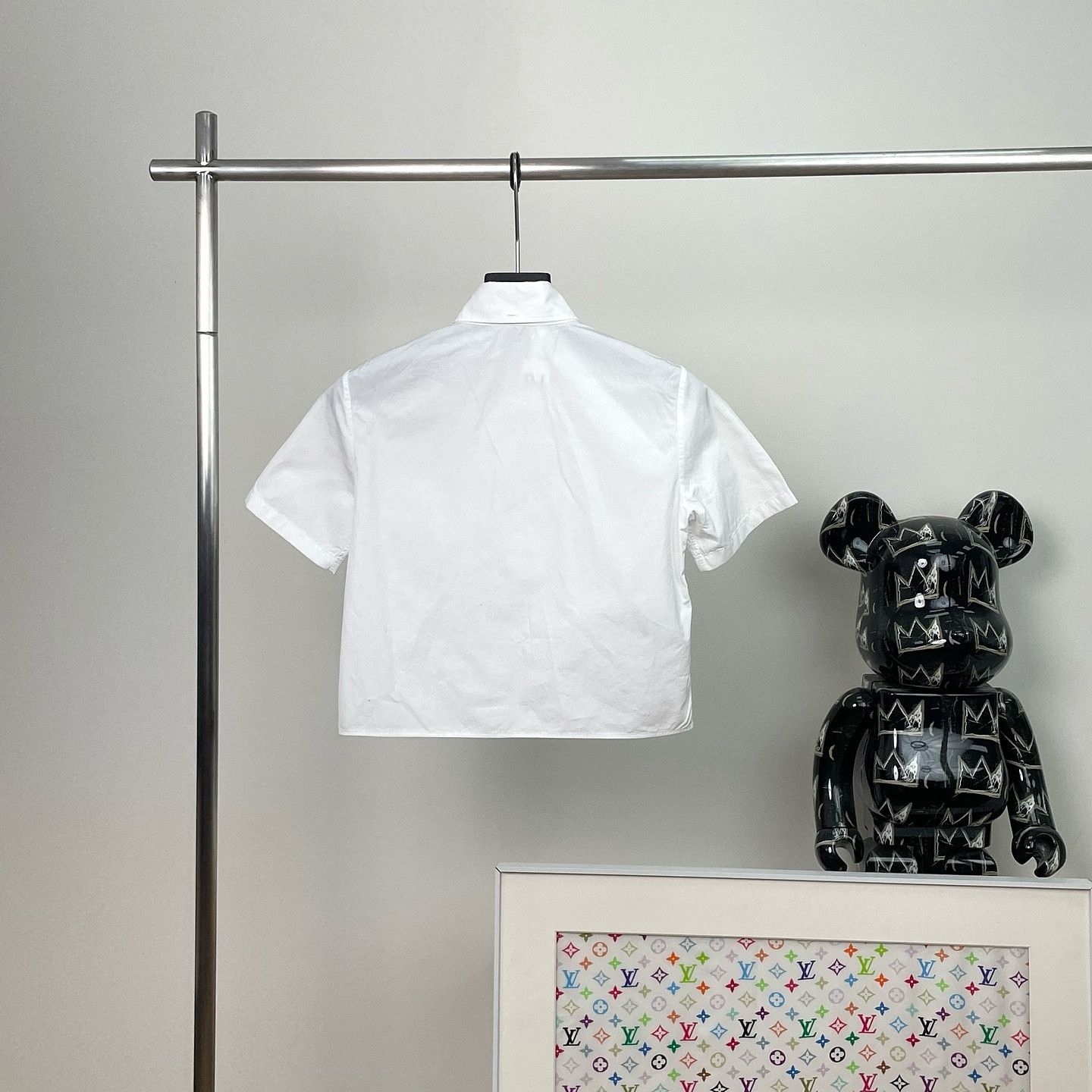 Prada Prada Triangle Logo Poplin Button Up Shirt Size 36 Size XS / US 0-2 / IT 36-38 - 2 Thumbnail