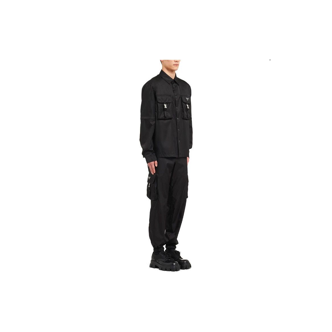Prada Prada Re-Nylon Pocket Button Up Shirt Size L Size US L / EU 52-54 / 3 - 8 Thumbnail