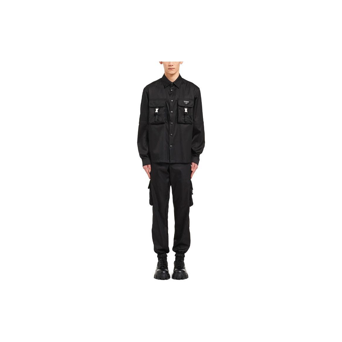 Prada Prada Re-Nylon Pocket Button Up Shirt Size L Size US L / EU 52-54 / 3 - 6 Thumbnail