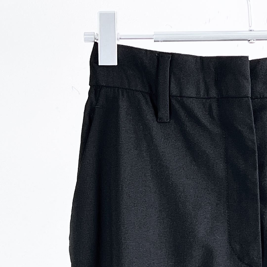 Prada Prada Black Virgin Wool Cuffed Joggers Size 36 Size 25" / US 0 / IT 36 - 6 Thumbnail