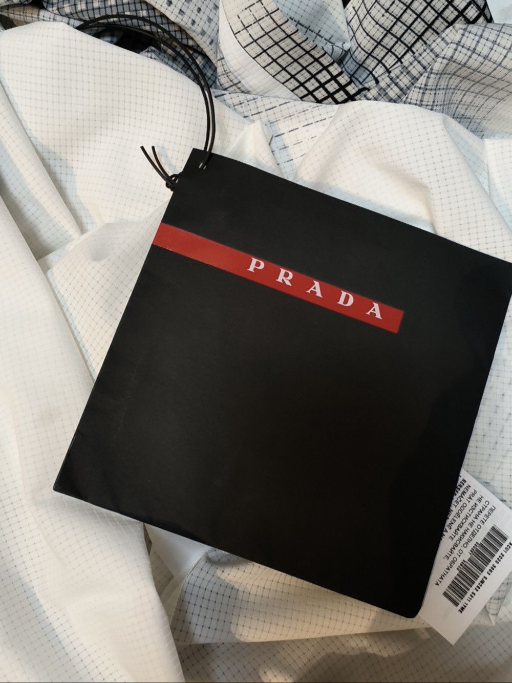 Prada Prada Grid Print Technical T-Shirt Size XXL Size US XXL / EU 58 / 5 - 5 Thumbnail