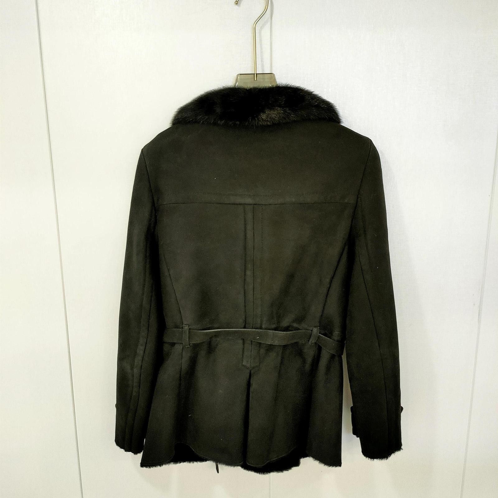Prada Prada Double Breasted Shearling Coat Size 42 Size M / US 6-8 / IT 42-44 - 2 Thumbnail