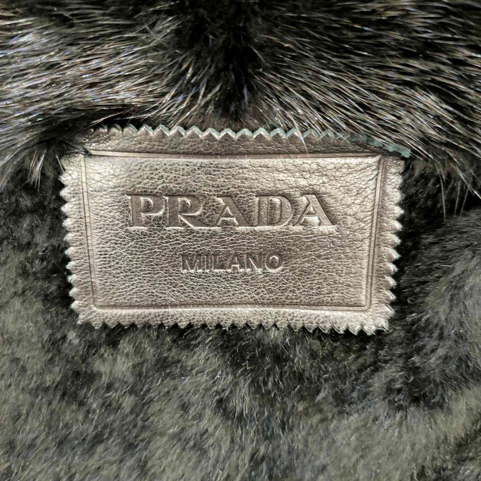 Prada Prada Double Breasted Shearling Coat Size 42 Size M / US 6-8 / IT 42-44 - 3 Thumbnail