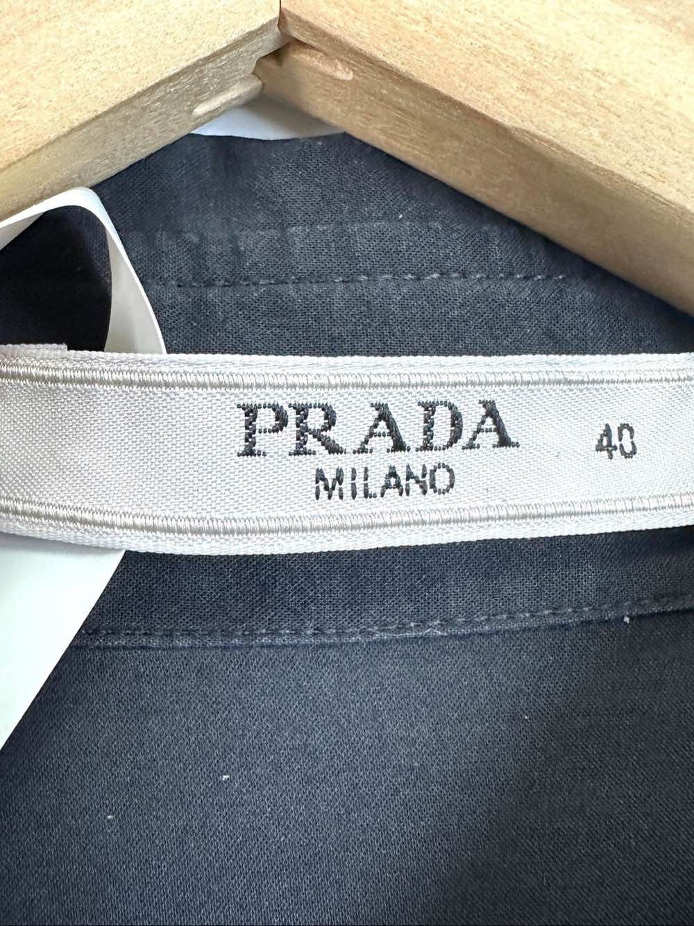 Prada Prada Ruffled Collar Button Up Shirt Size 40 Size S / US 4 / IT 40 - 3 Thumbnail
