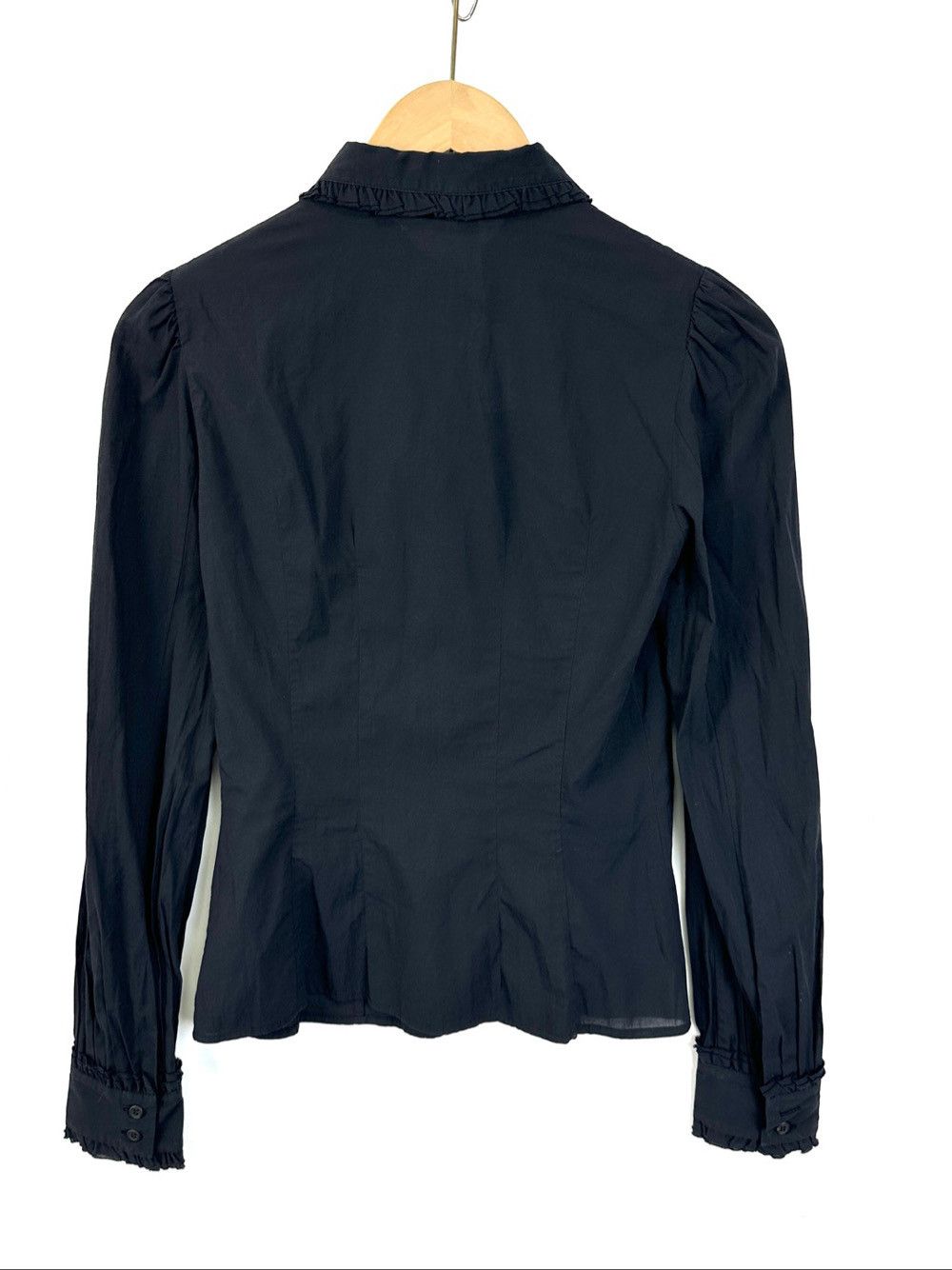 Prada Prada Ruffled Collar Button Up Shirt Size 40 Size S / US 4 / IT 40 - 2 Thumbnail