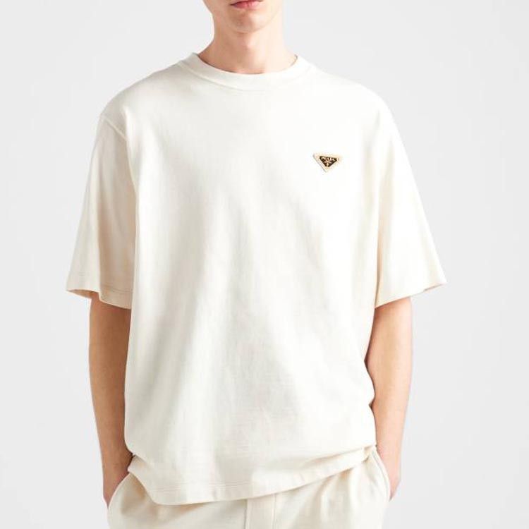 Prada Prada Triangle Logo T-Shirt Size XL Size US XL / EU 56 / 4 - 12 Thumbnail