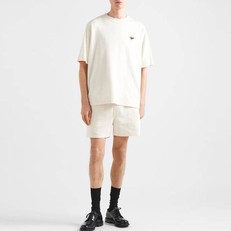 Prada Prada Triangle Logo T-Shirt Size XL Size US XL / EU 56 / 4 - 11 Thumbnail