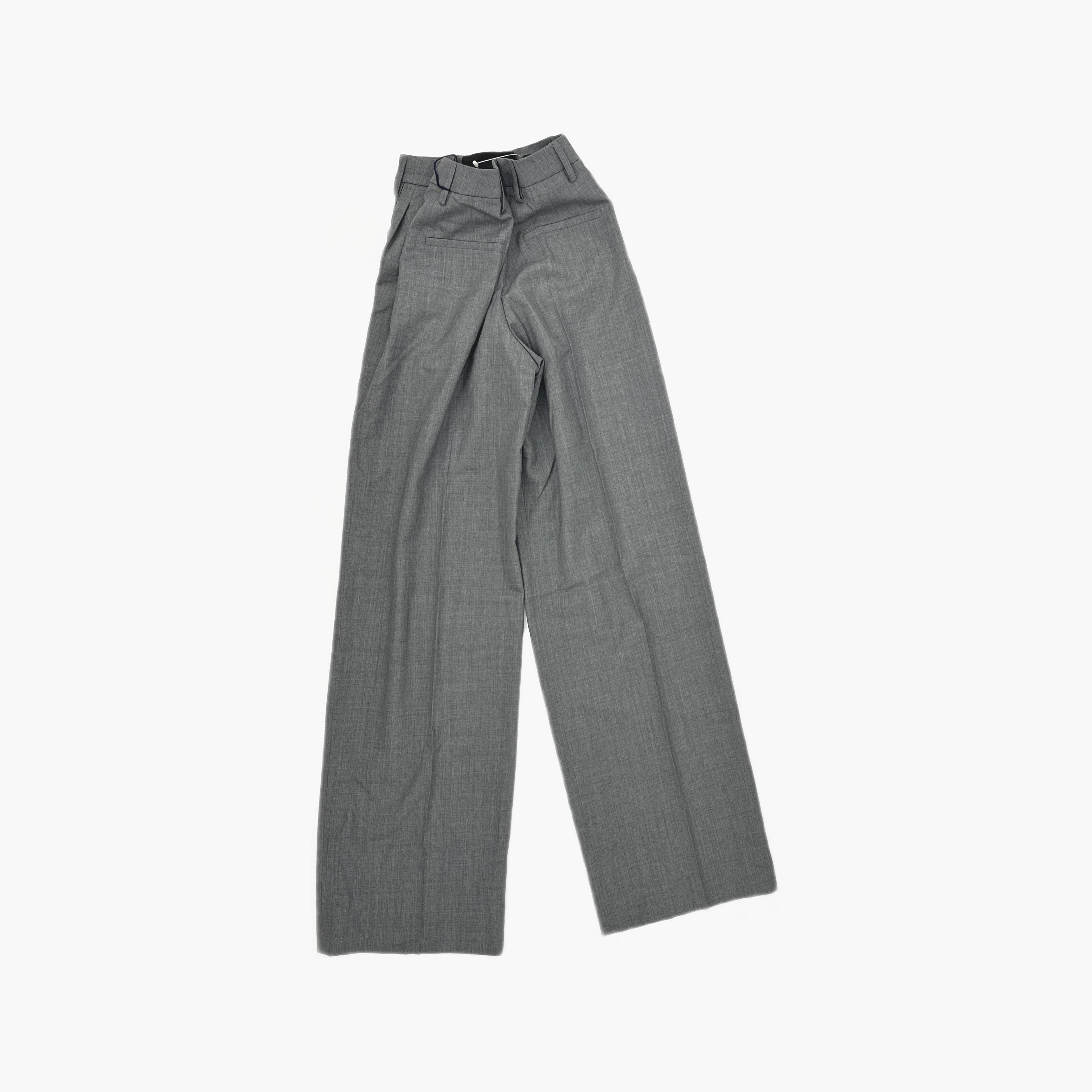 Prada Prada Gray Wool Trousers Size 36 Size 25" / US 0 / IT 36 - 2 Thumbnail