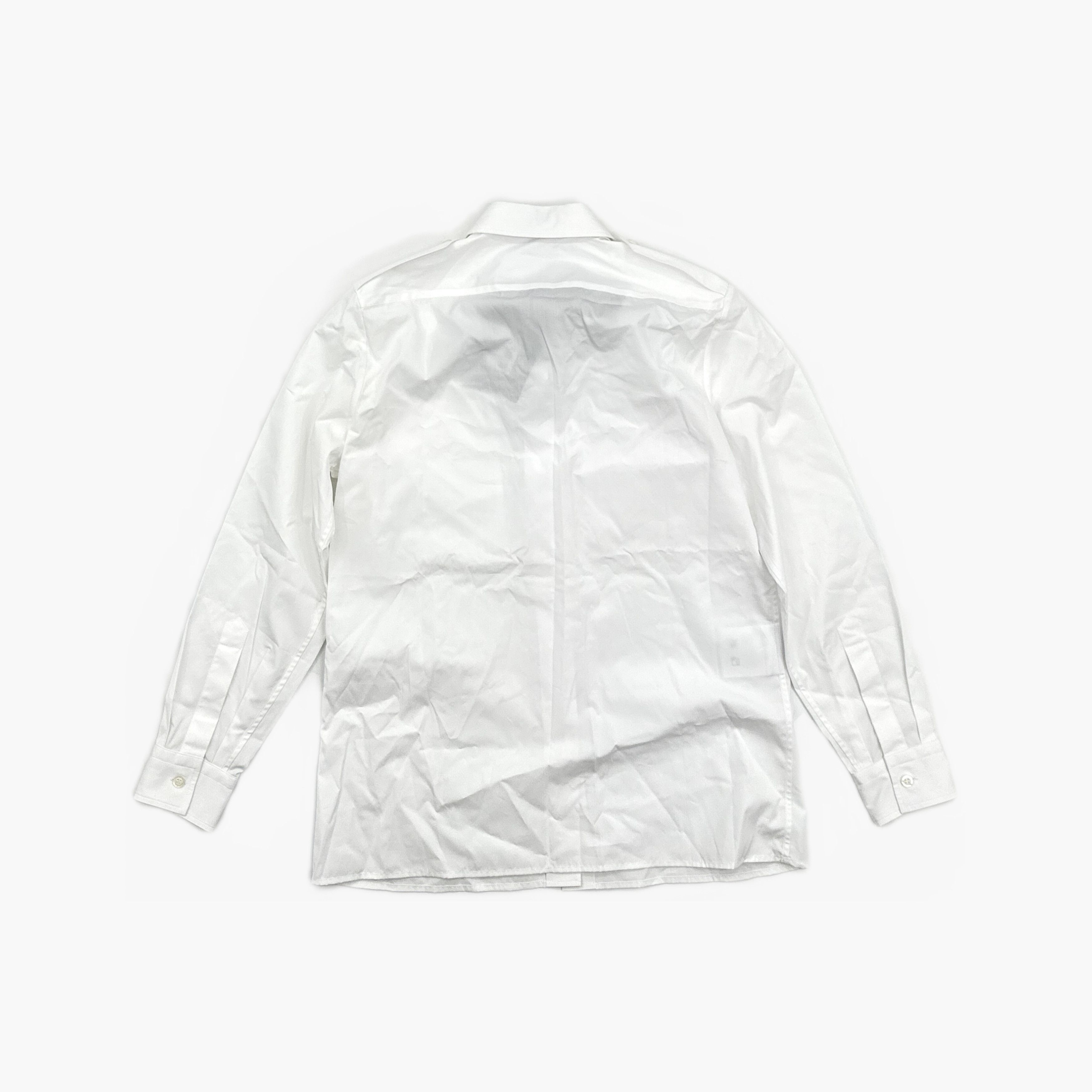 Prada Prada Tie Front Poplin Button Up Shirt Size 36 Size XS / US 0-2 / IT 36-38 - 2 Thumbnail