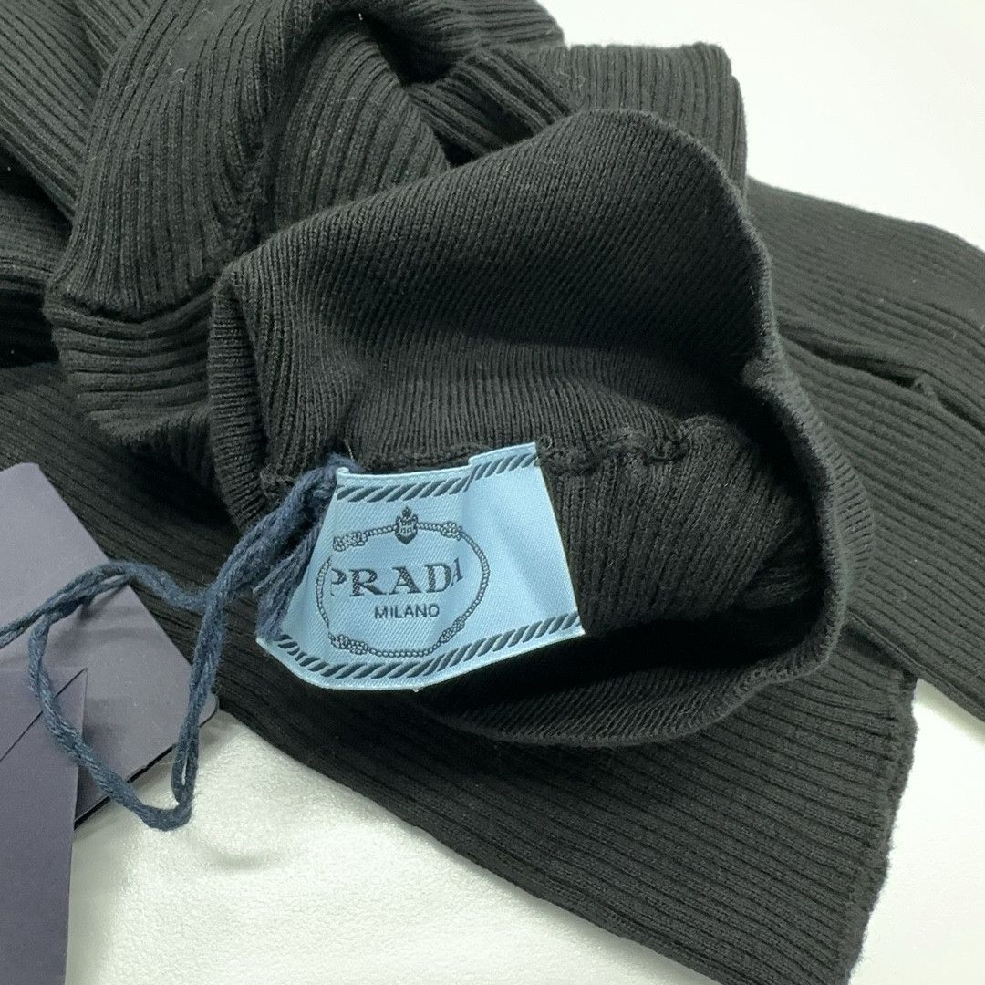 Prada Prada Black Ribbed Turtleneck Sweater Size 38 Size XS / US 0-2 / IT 36-38 - 4 Thumbnail