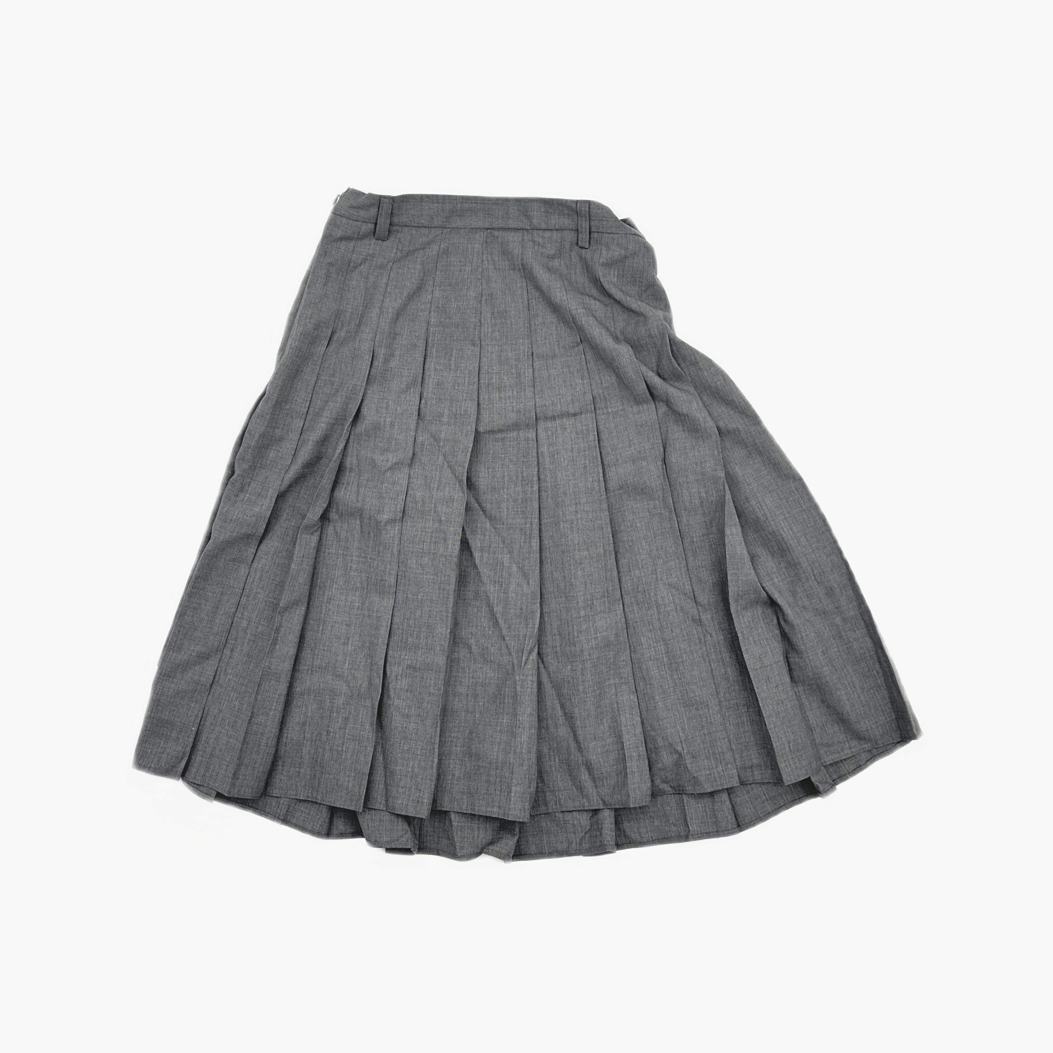 Prada Prada Pleated Wool Skirt Size 38 Size 26" / US 2 / IT 38 - 2 Thumbnail