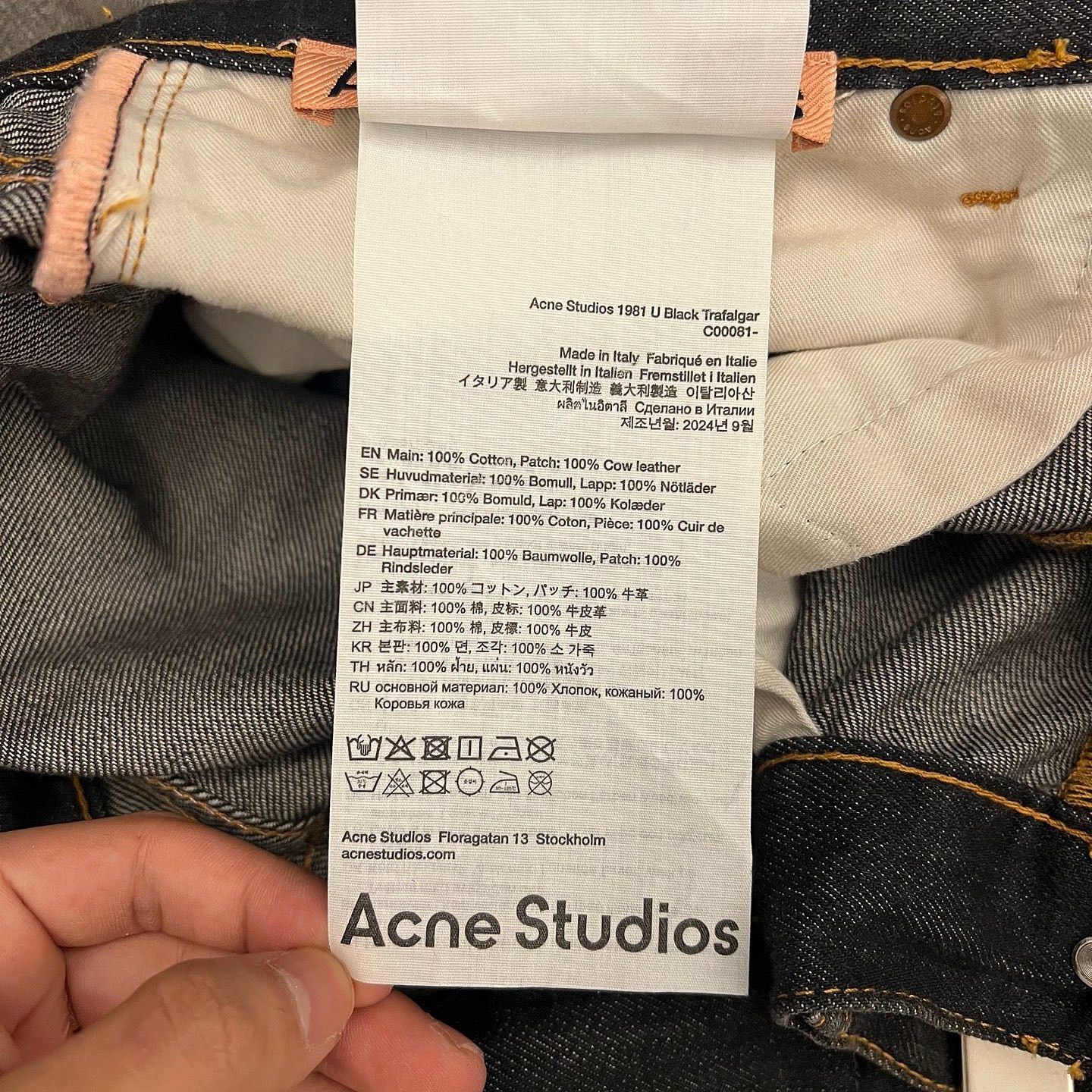 Acne Studios Acne Studios 1981 Trafalgar Washed Denim Jeans Size XL Size US 36 / EU 52 - 4 Thumbnail