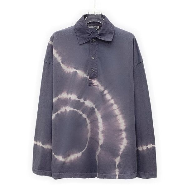 Acne Studios Acne Studios Tie-Dye Long Sleeve Polo Size XXS Size XXS / US 00 / IT 34 - 9 Thumbnail