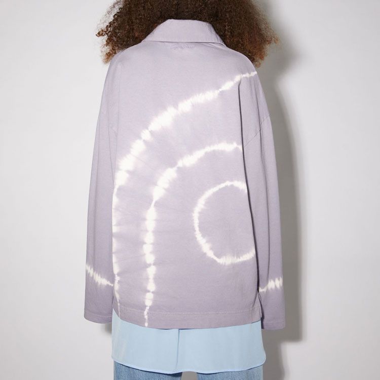 Acne Studios Acne Studios Tie-Dye Long Sleeve Polo Size XXS Size XXS / US 00 / IT 34 - 11 Thumbnail