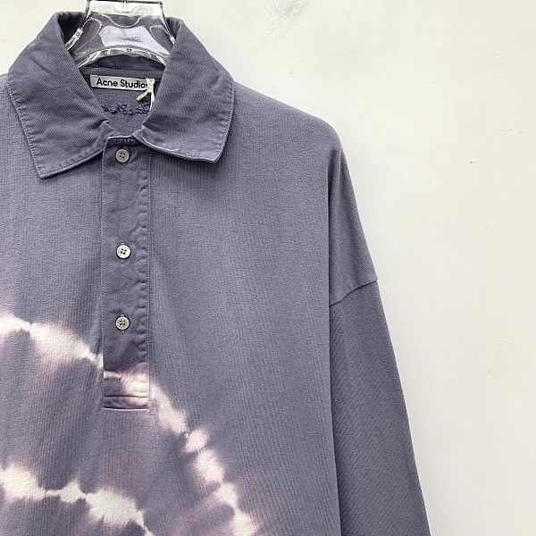 Acne Studios Acne Studios Tie-Dye Long Sleeve Polo Size XXS Size XXS / US 00 / IT 34 - 5 Thumbnail