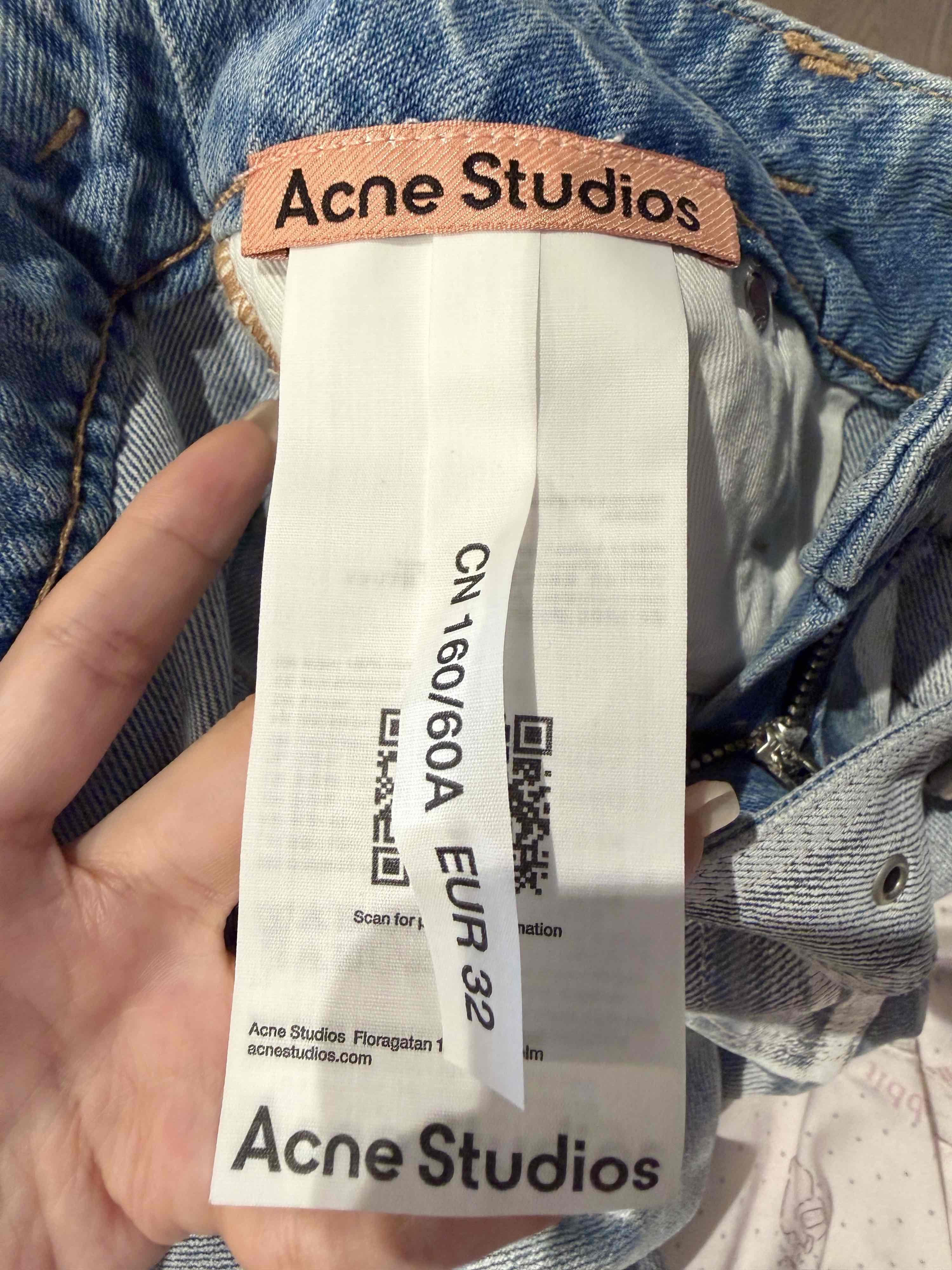 Acne Studios Acne Studios Belted Light Wash Jeans Size 32 Size 24" / US 00 / IT 34 - 4 Thumbnail