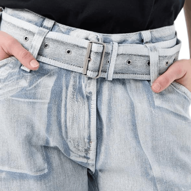 Acne Studios Acne Studios Belted Light Wash Jeans Size 32 Size 24" / US 00 / IT 34 - 10 Thumbnail