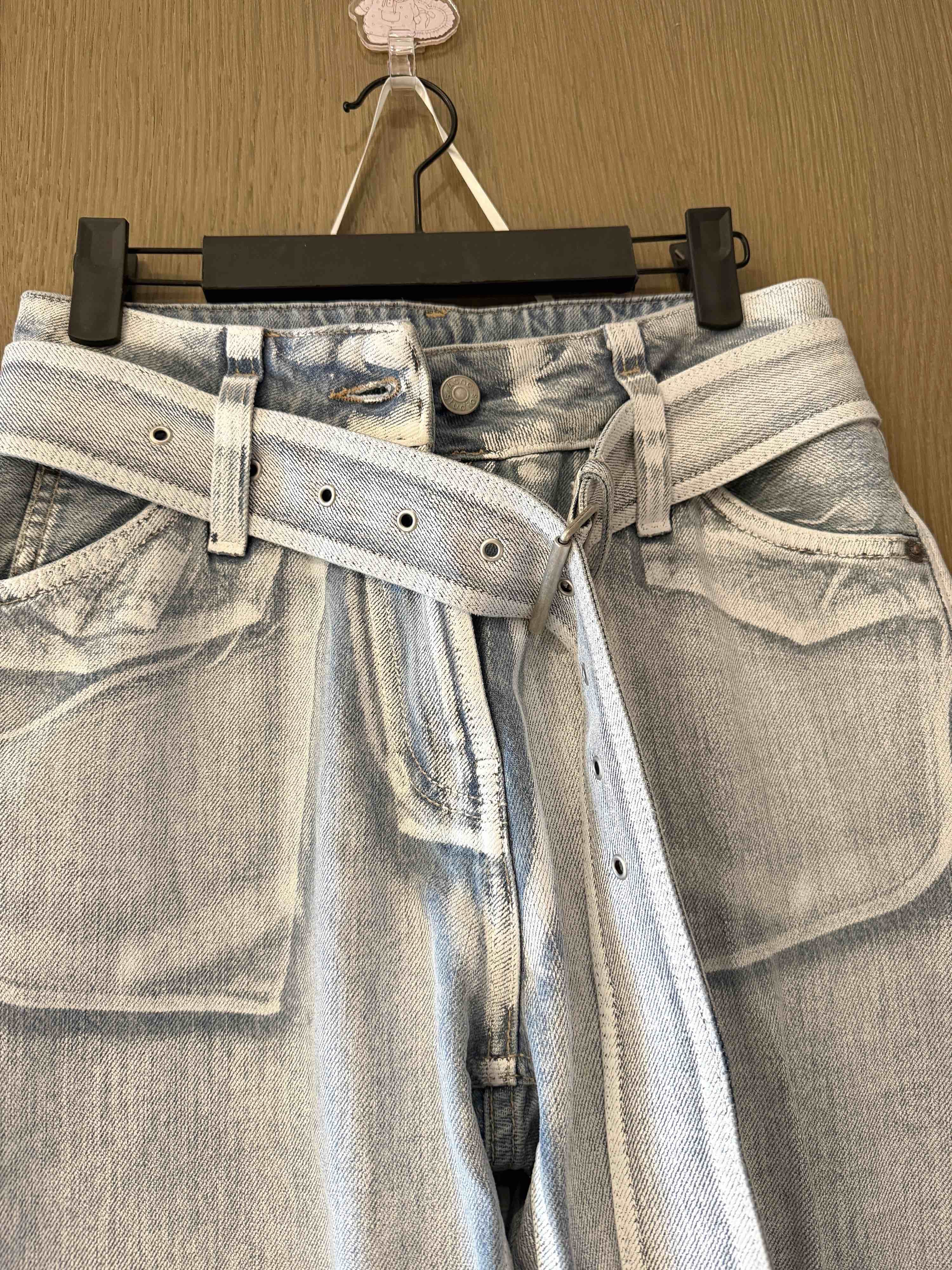 Acne Studios Acne Studios Belted Light Wash Jeans Size 32 Size 24" / US 00 / IT 34 - 6 Thumbnail