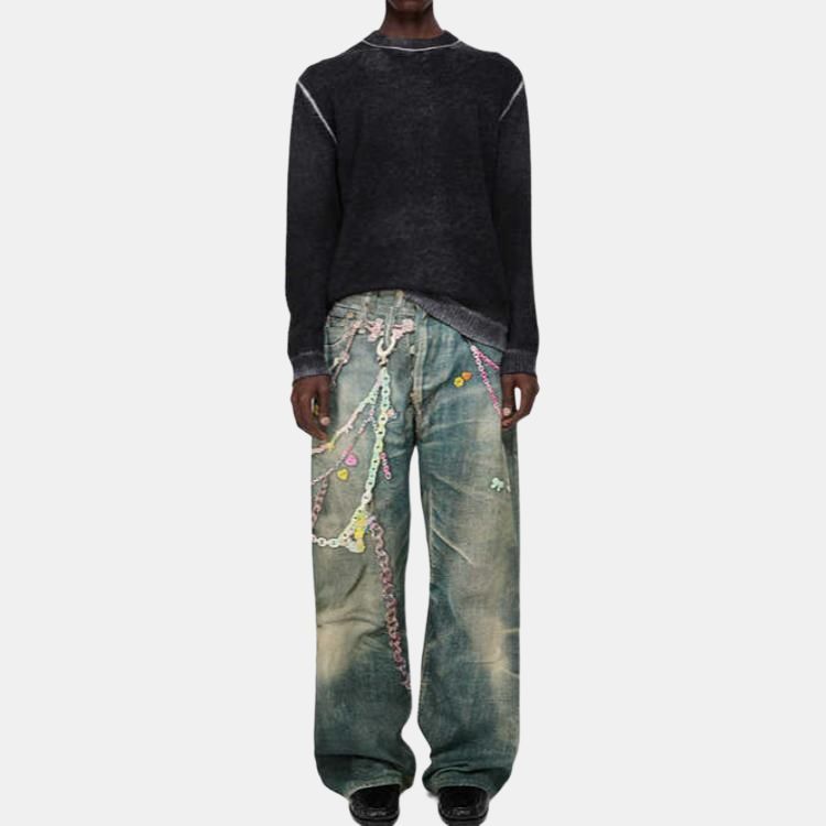 Acne Studios Acne Studios Candy Chain Print Jeans Size 28 Size US 28 / EU 44 - 7 Thumbnail