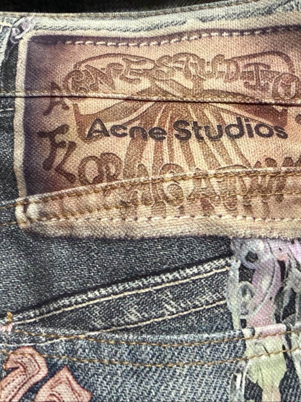 Acne Studios Acne Studios Candy Chain Print Jeans Size 28 Size US 28 / EU 44 - 3 Thumbnail