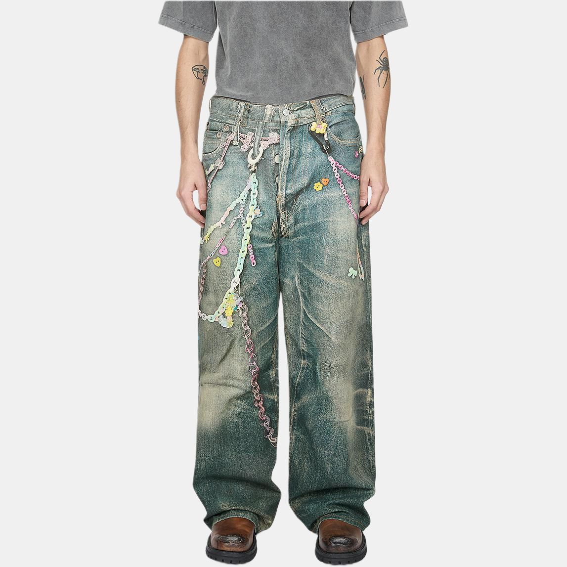 Acne Studios Acne Studios Candy Chain Print Jeans Size 28 Size US 28 / EU 44 - 5 Thumbnail