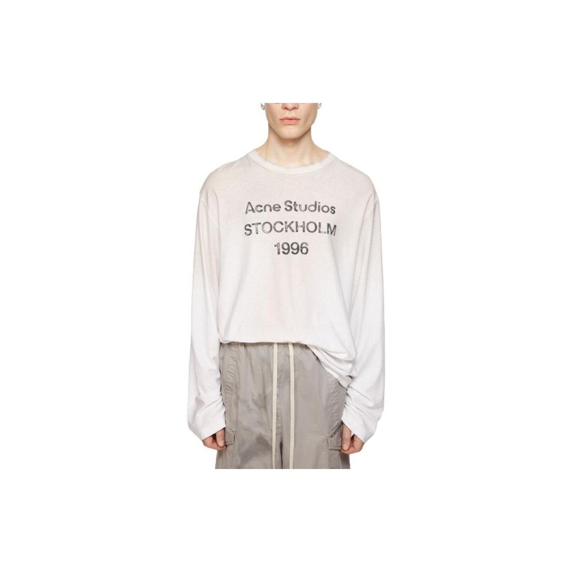 Acne Studios Acne Studios Logo Long Sleeve T-Shirt Size S Size US S / EU 44-46 / 1 - 5 Thumbnail
