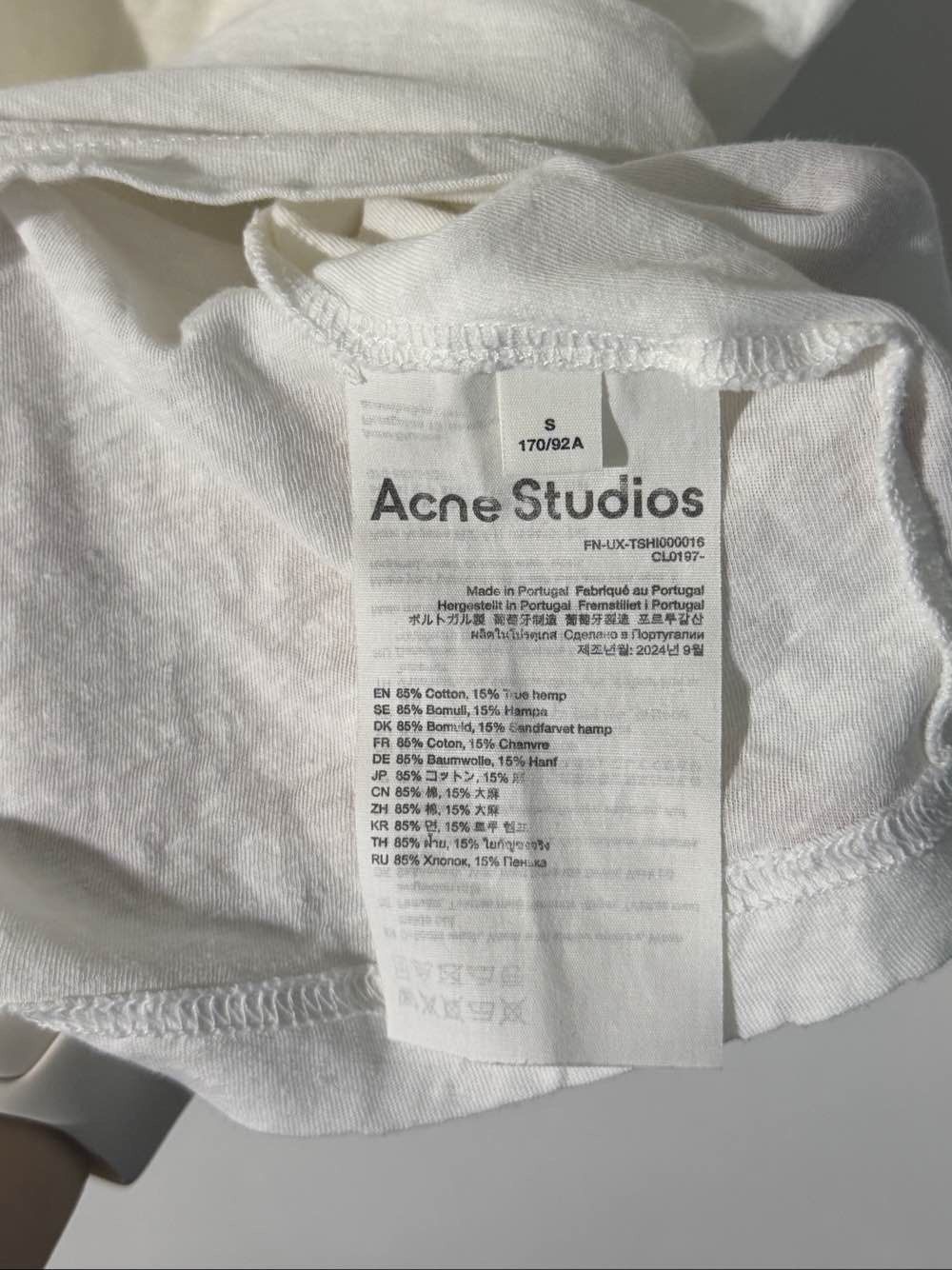 Acne Studios Acne Studios Logo Long Sleeve T-Shirt Size S Size US S / EU 44-46 / 1 - 4 Thumbnail
