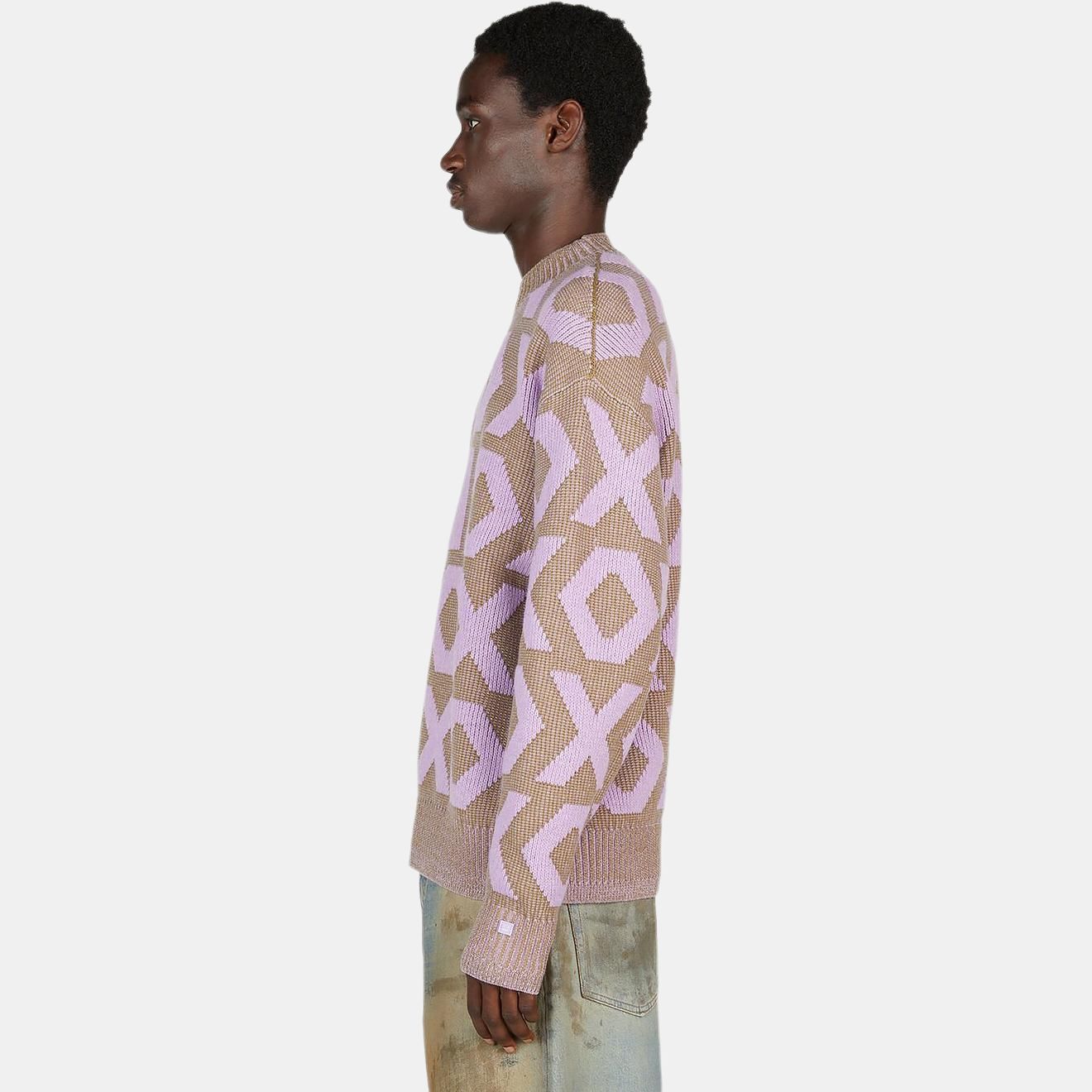 Acne Studios Acne Studios Face Geometric Wool Sweater Size S Size US S / EU 44-46 / 1 - 11 Thumbnail
