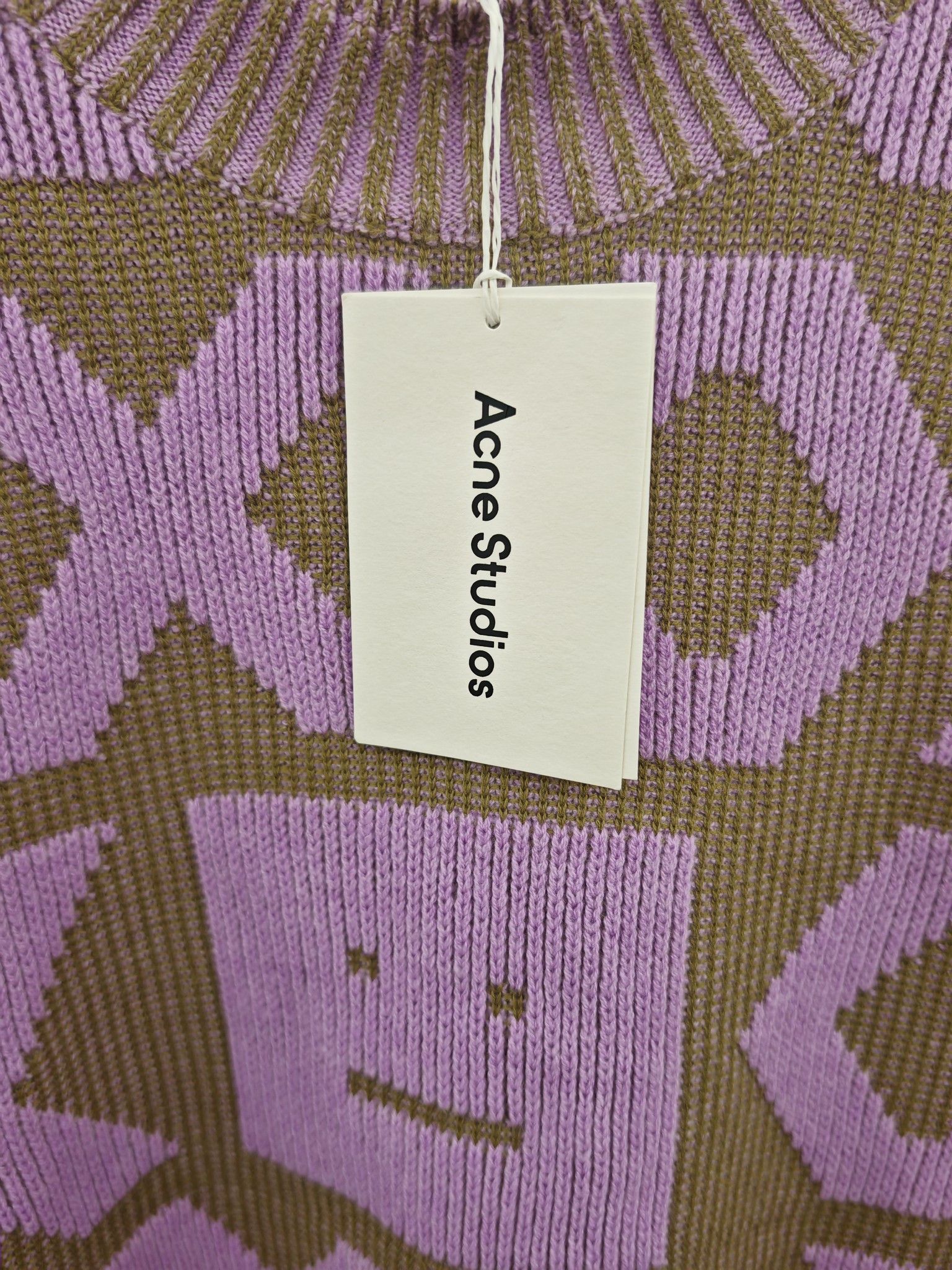 Acne Studios Acne Studios Face Geometric Wool Sweater Size S Size US S / EU 44-46 / 1 - 5 Thumbnail