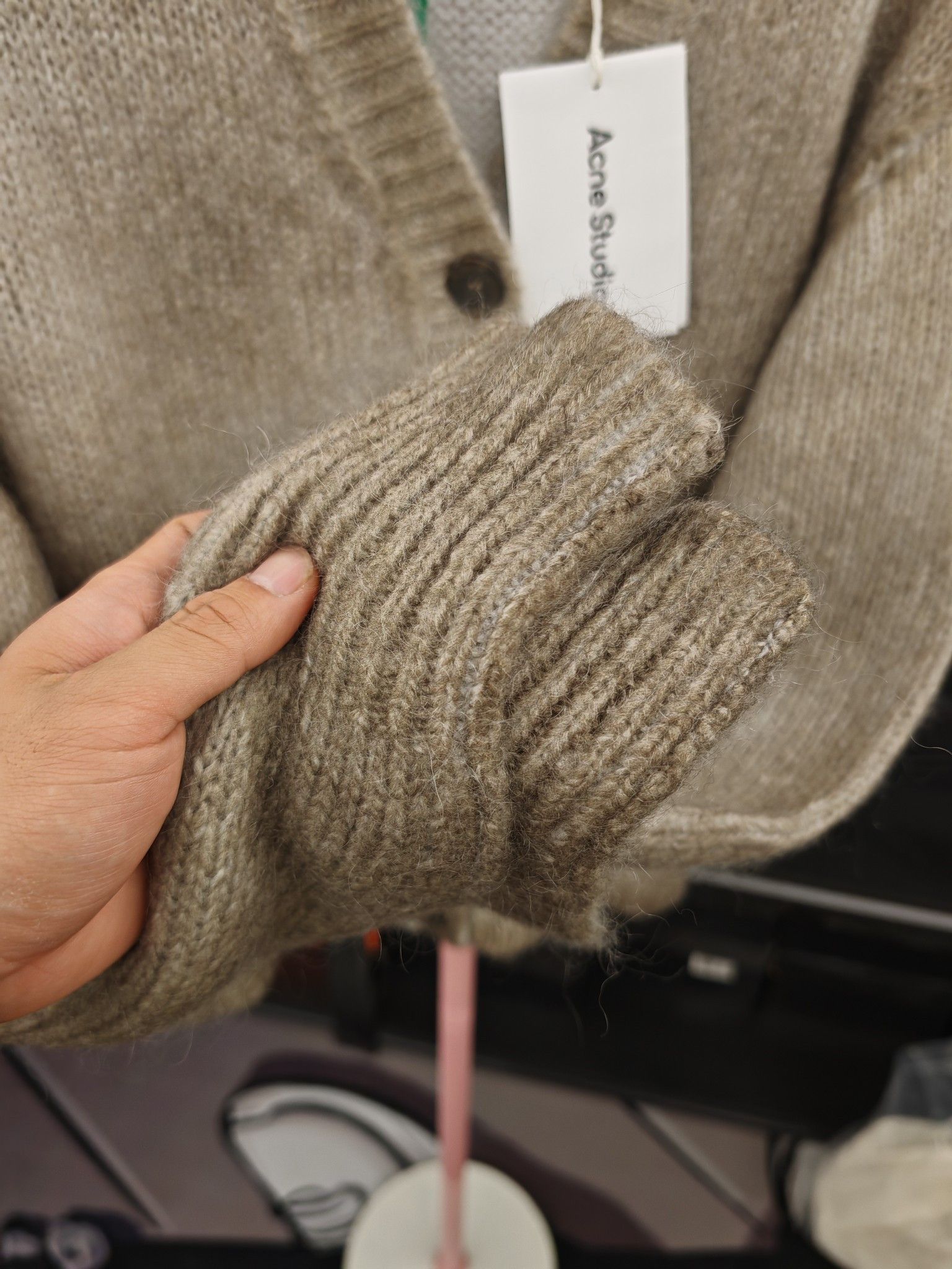 Acne Studios Acne Studios Mohair Blend Cardigan Size XS Size XS / US 0-2 / IT 36-38 - 6 Thumbnail