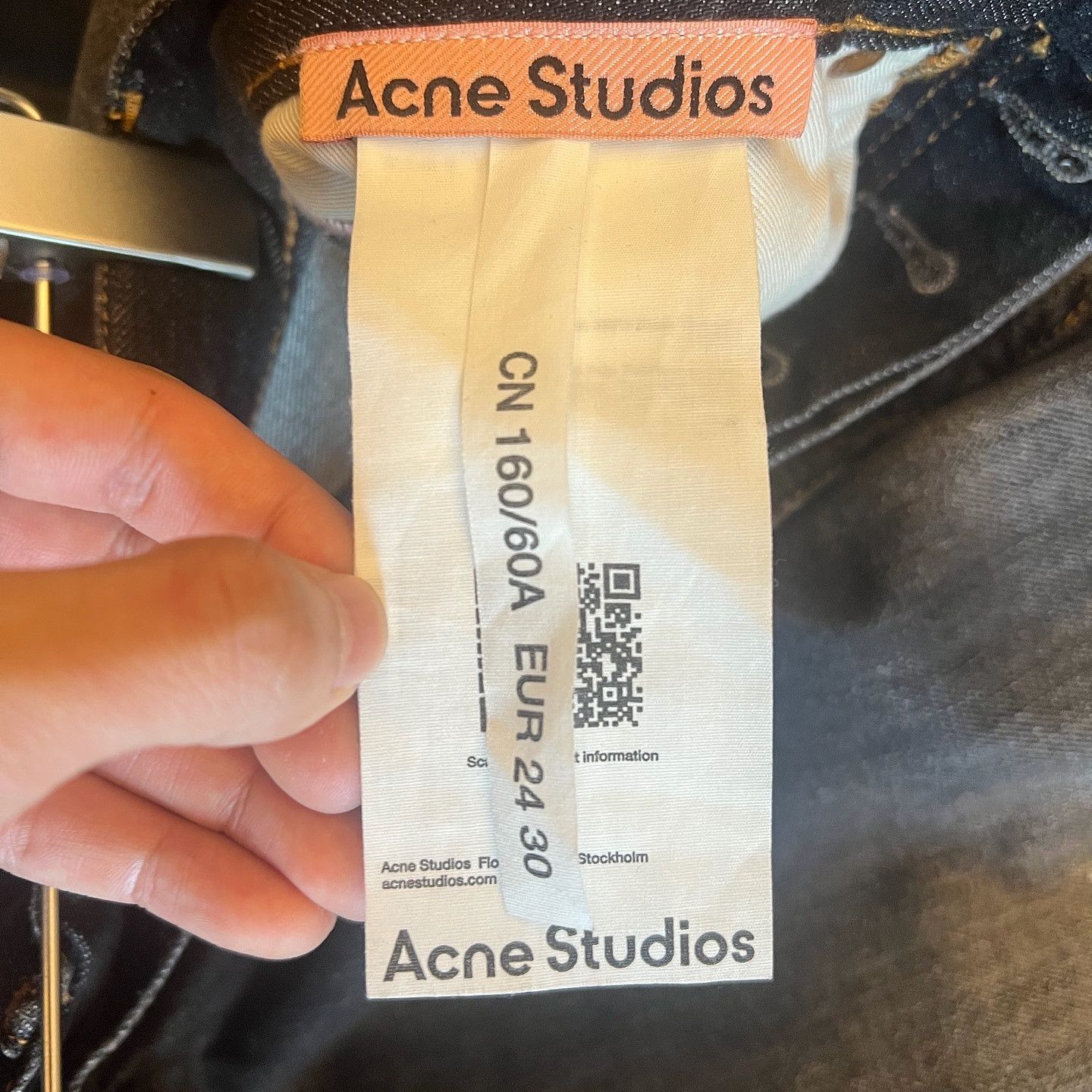 Acne Studios Acne Studios 2021F Paint Detail Jeans Size 24 Size 24" / US 00 / IT 34 - 3 Thumbnail