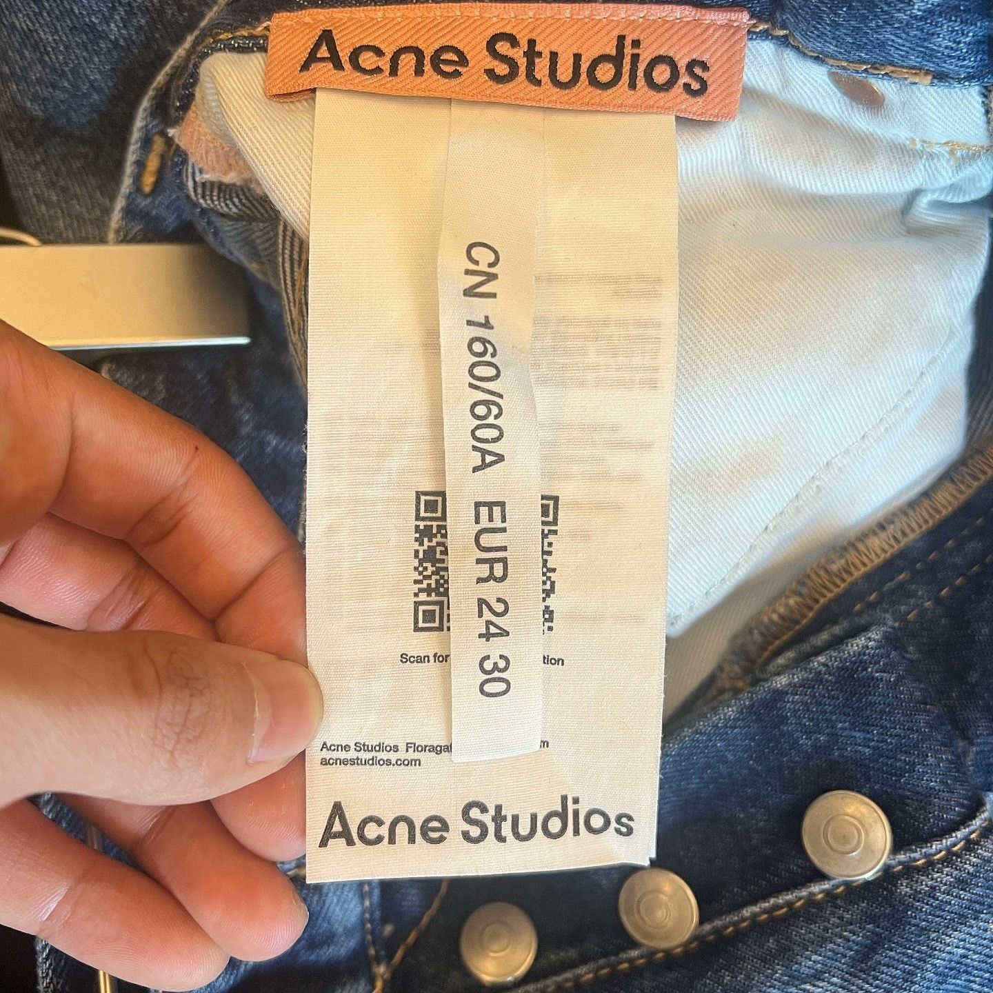 Acne Studios Acne Studios Vintage Blue Wide Leg Jeans Size 24 Size 24" / US 00 / IT 34 - 3 Thumbnail