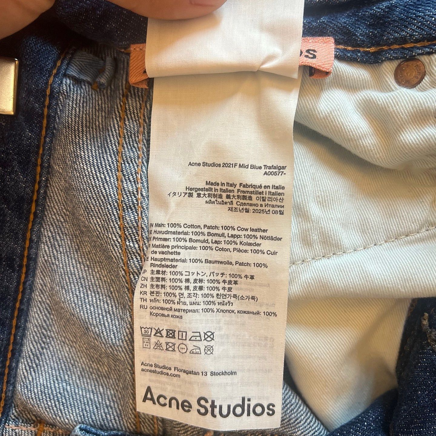 Acne Studios Acne Studios Paint Splatter Jeans Size 24 Size 24" / US 00 / IT 34 - 4 Thumbnail