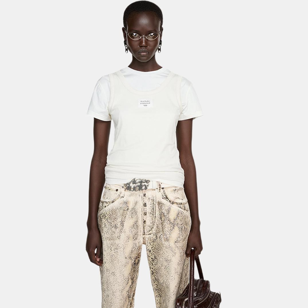 Acne Studios Acne Studios Layered Short Sleeve T-Shirt Size L Size L / US 10 / IT 46 - 9 Thumbnail