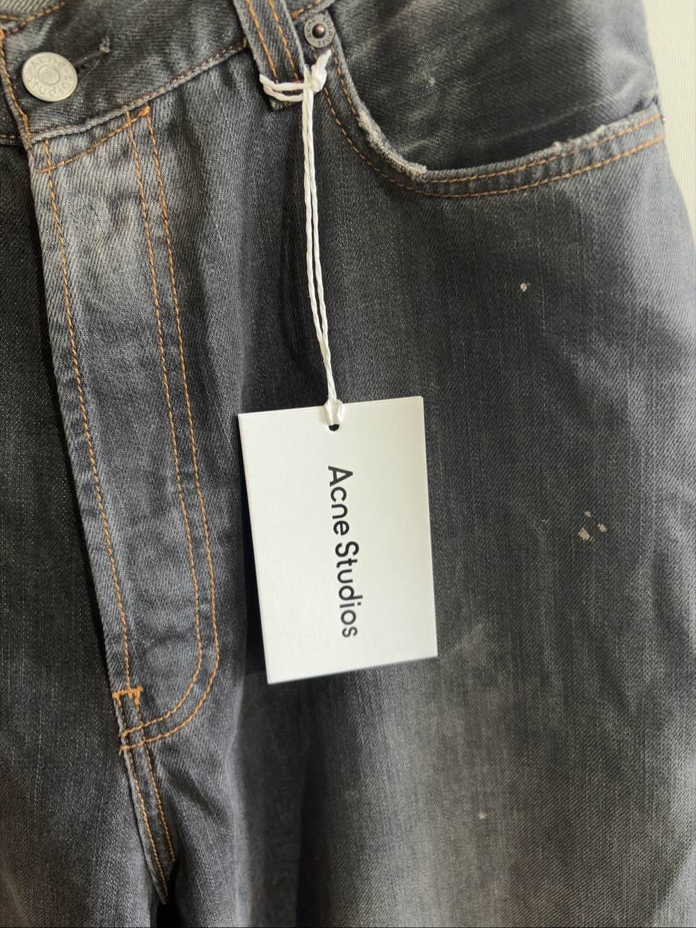 Acne Studios Acne Studios Distressed Wide Leg Jeans US 30 / EU 46 Size US 30 / EU 46 - 5 Thumbnail