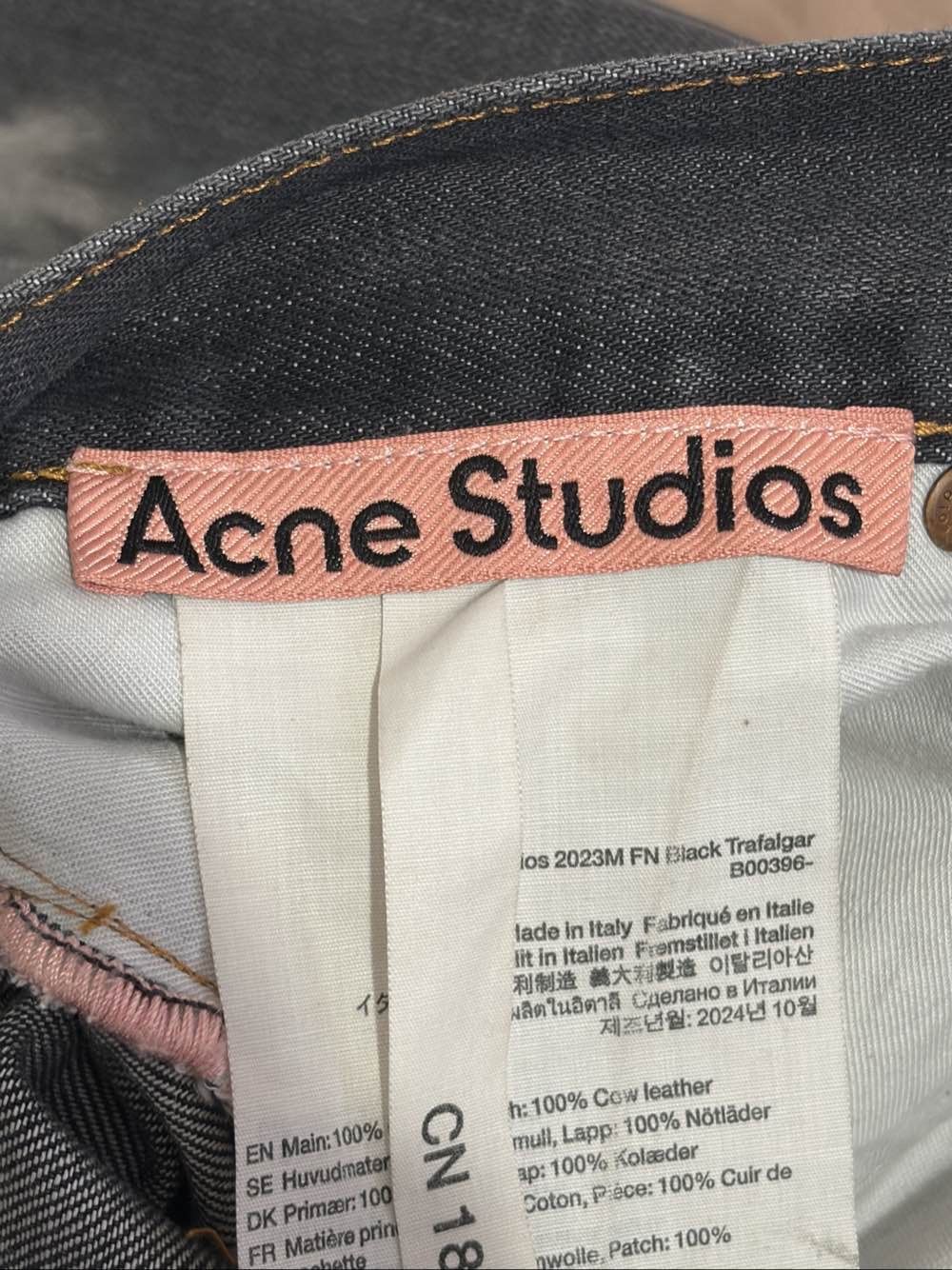 Acne Studios Acne Studios Distressed Wide Leg Jeans US 30 / EU 46 Size US 30 / EU 46 - 3 Thumbnail