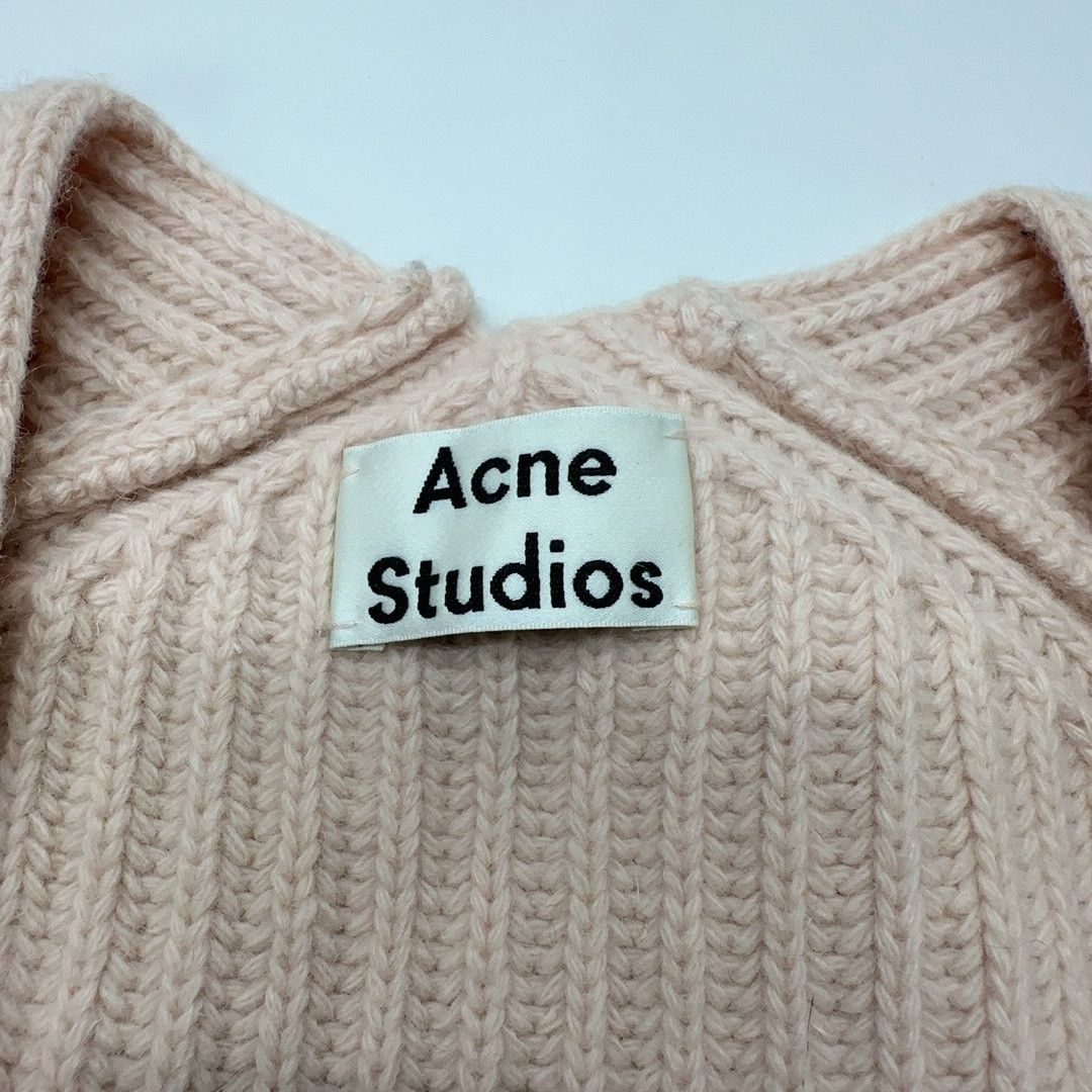 Acne Studios Acne Studios Ribbed Wool Sweater Pink Size XXS Size XXS / US 00 / IT 34 - 4 Thumbnail